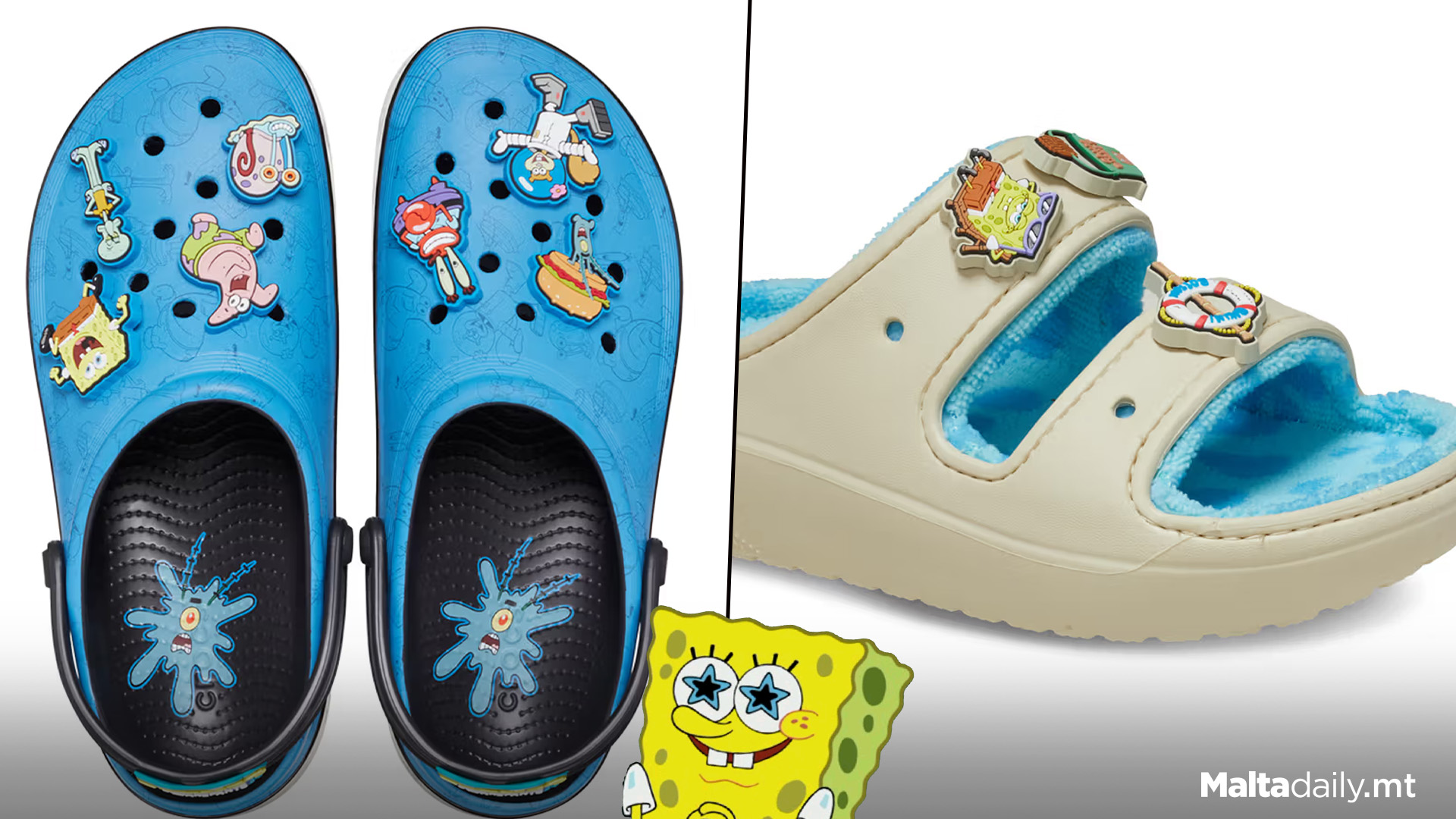 The Spongebob Themed Crocs Have Finally Dropped