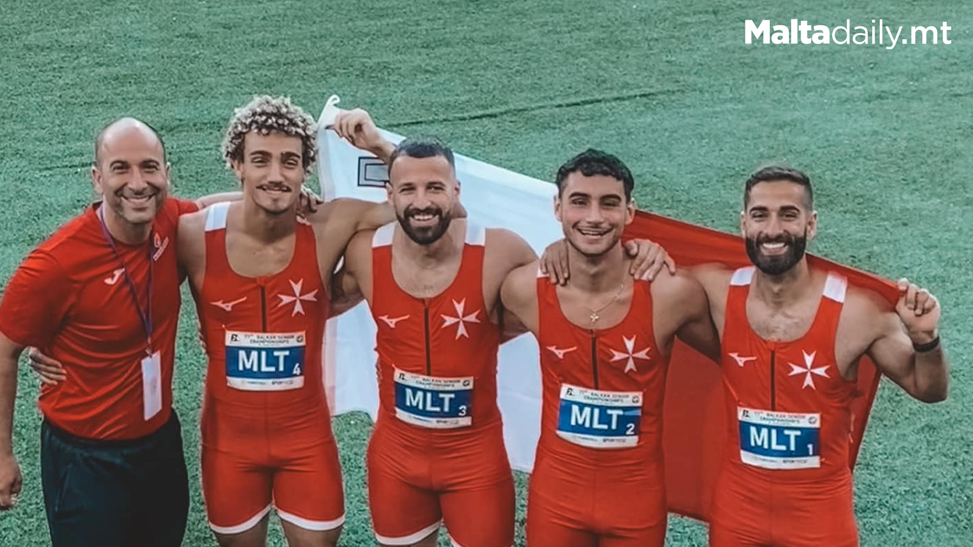Two Athletics Records For Malta In 100M And 4x100M Races