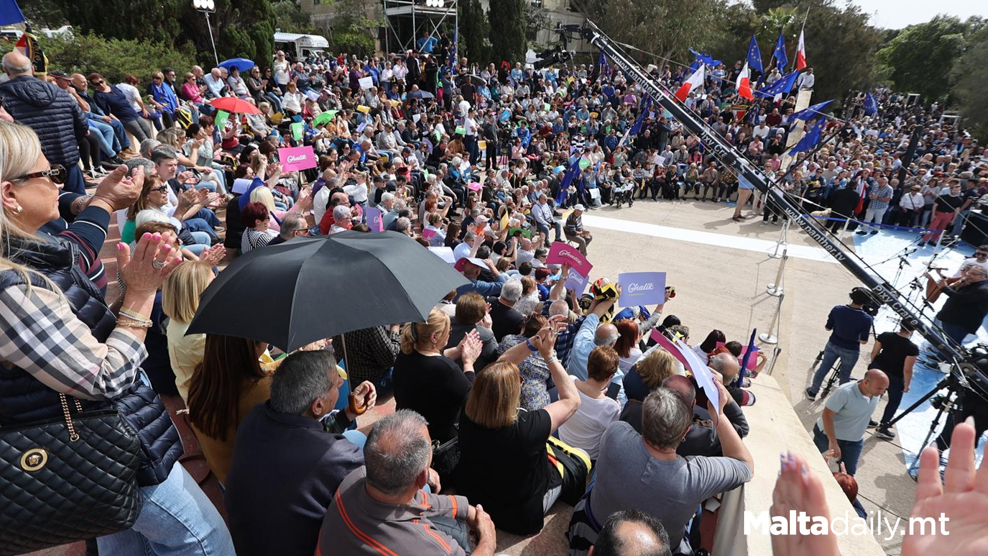 ‘Għalik’: PN Launch 2024 Elections Campaign With Mosta Rally