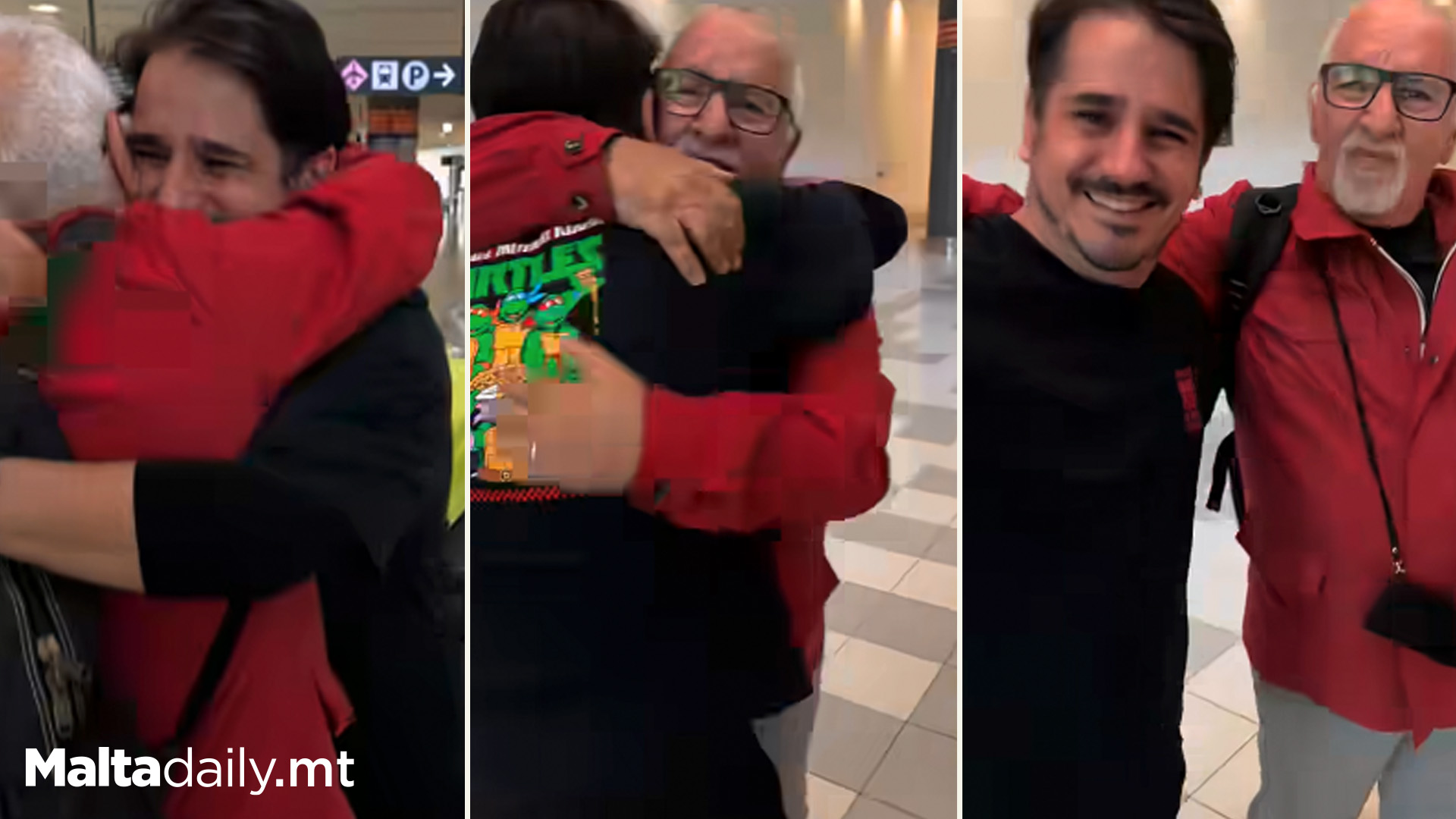 Moment Maltese Father & Son Reunite In Japan After 7 Years