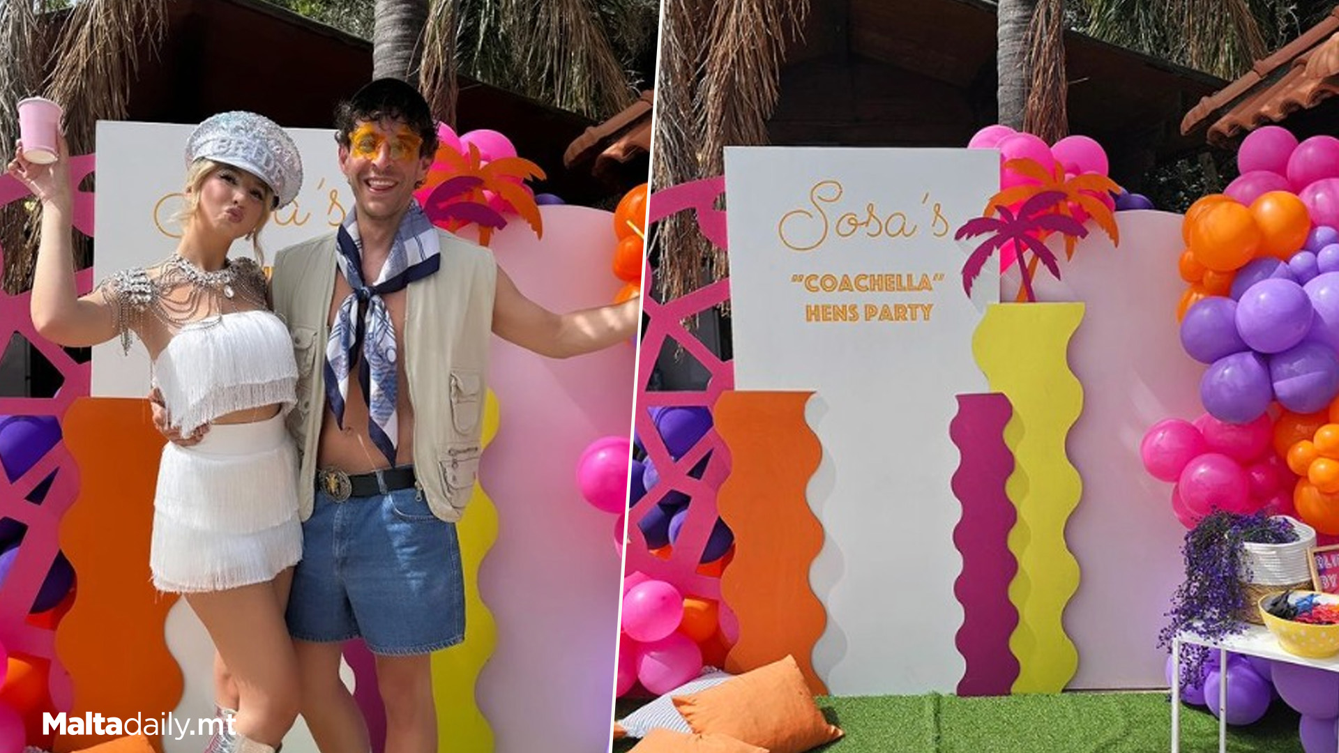 Sarah Zerafa Celebrates With Coachella Hens Party