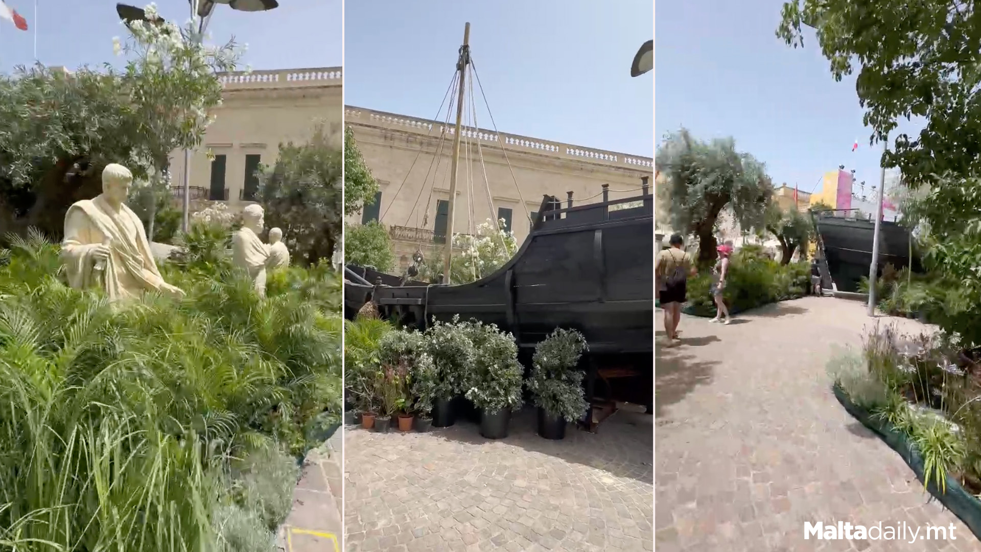 St George’s Square Transformed Into Film Set