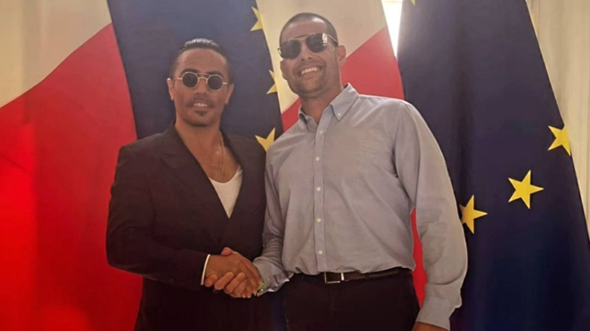 Salt Bae Meets Robert Abela