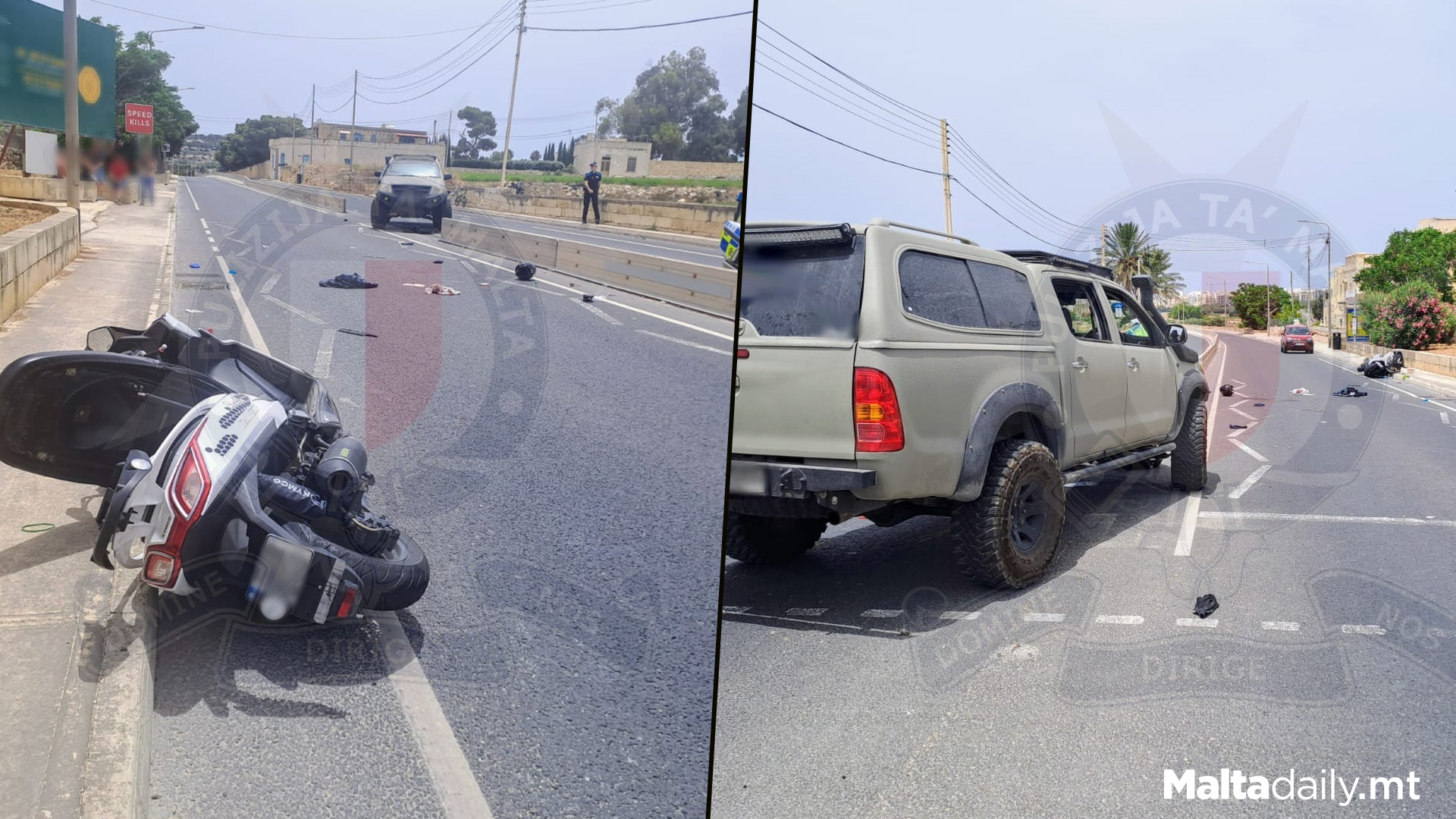 Motorcyclist At Risk Of Dying After Crash In Burmarrad