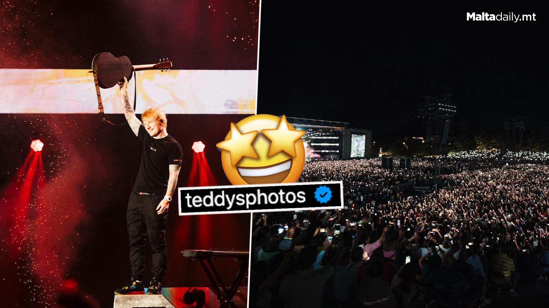 Ed Sheeran Takes To Malta Stage