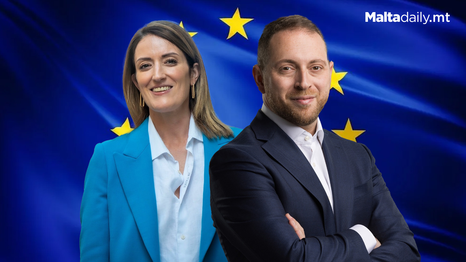 Roberta Metsola & Alex Agius Saliba Re-Elected