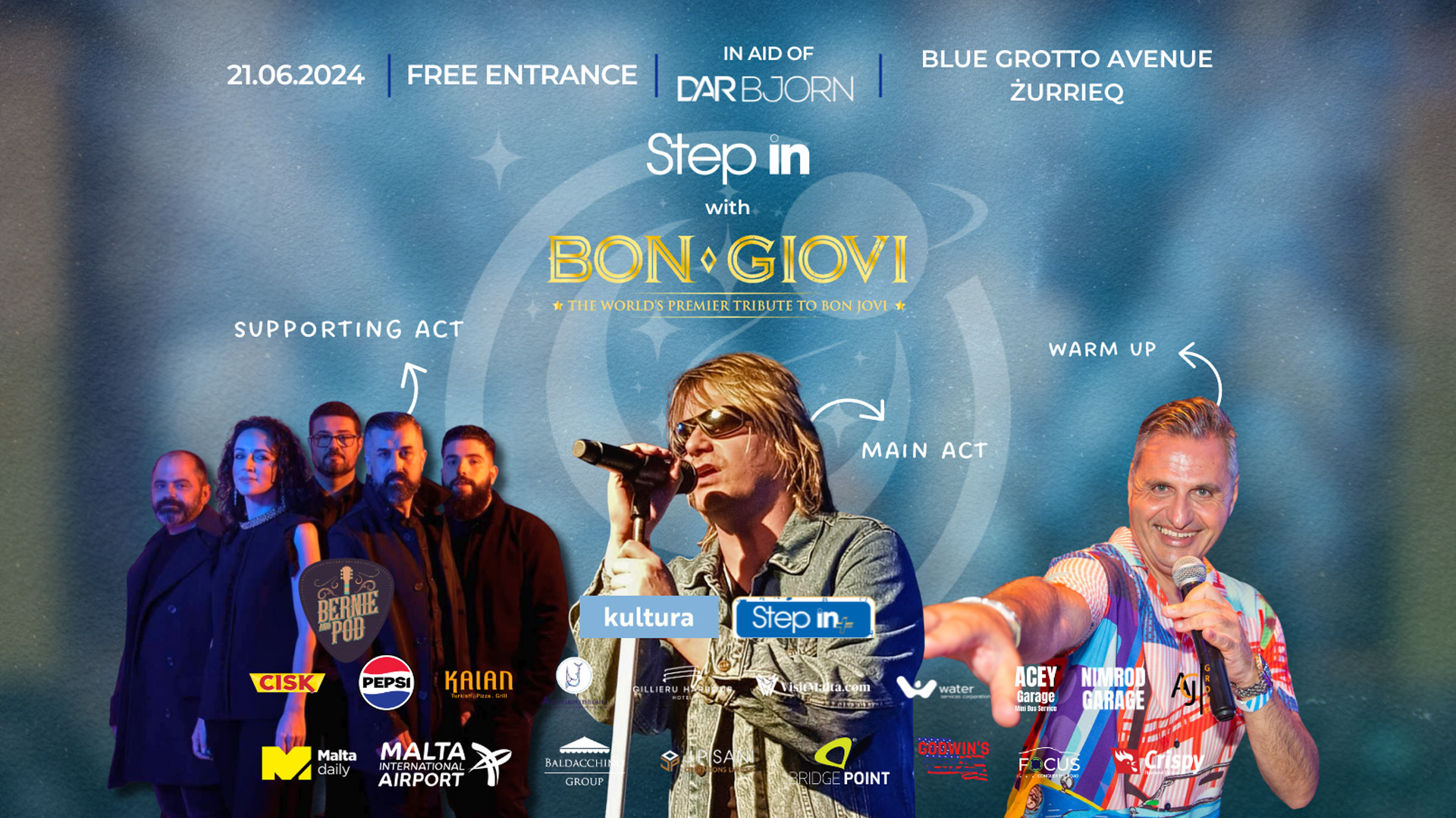 Celestial Promotions Presents: Step In With Bon Giovi