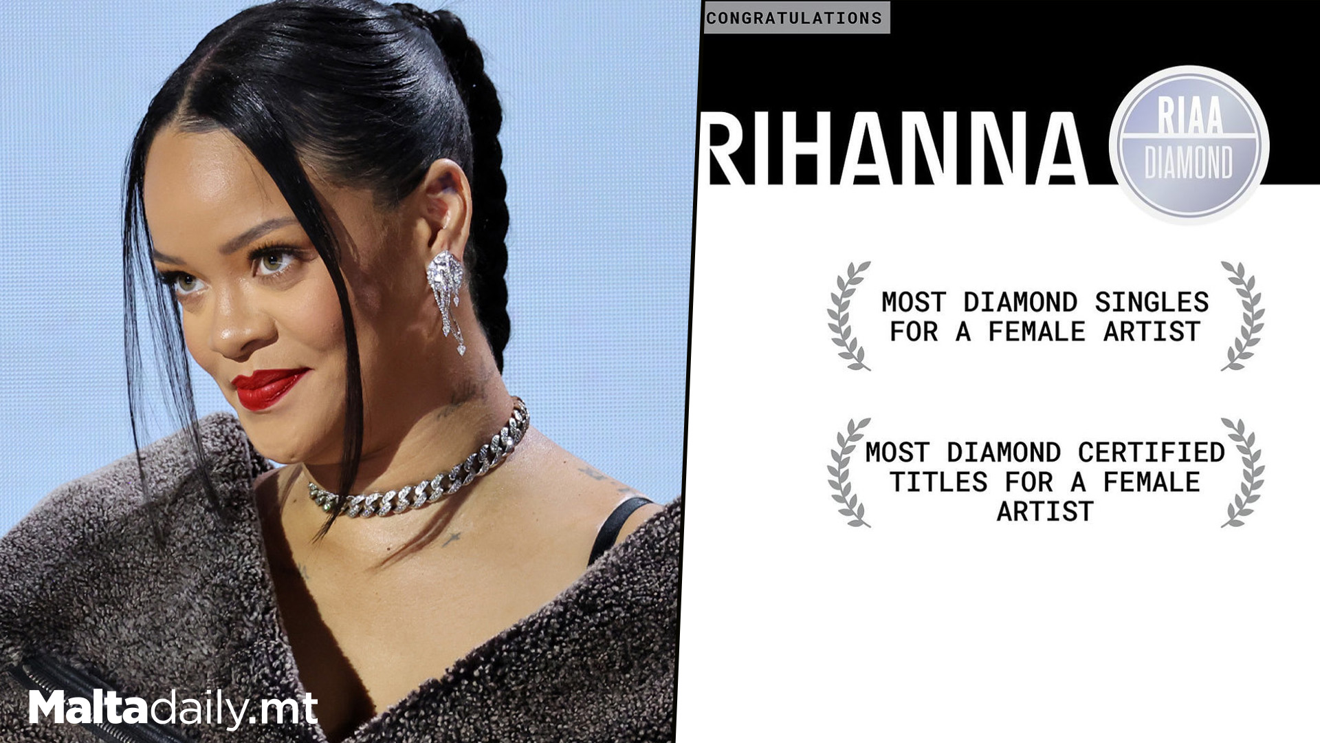 Rihanna Sets 2 New Records For Diamond Singles & Titles