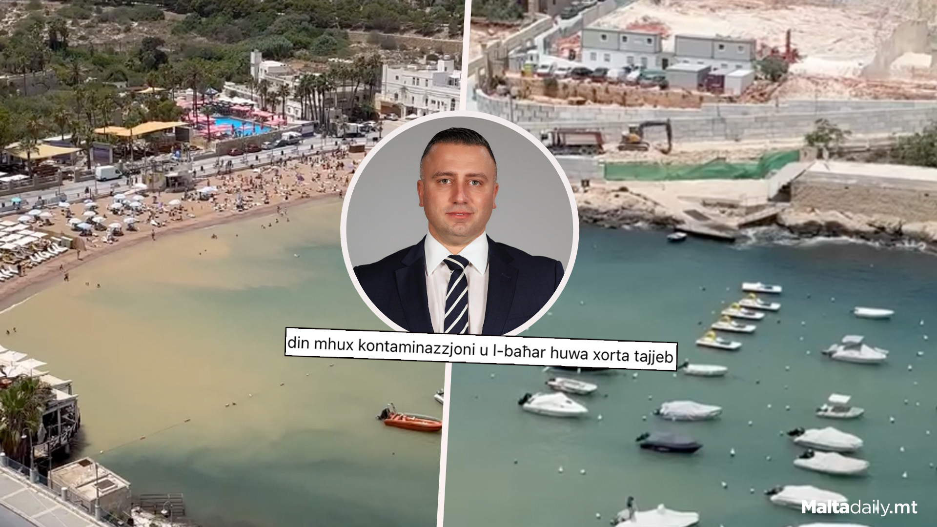 'Sea In St George's Bay Not Contaminated', Says Minister