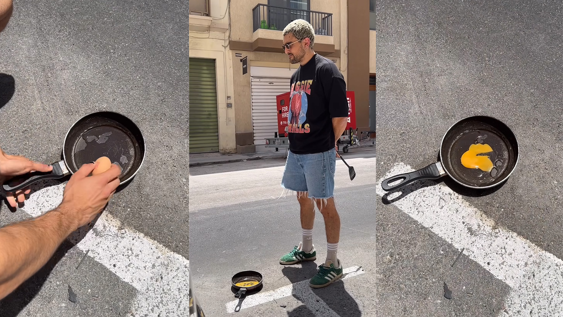 Thrift Shop Owner Fries Eggs Outside After Day-Long Power Cut