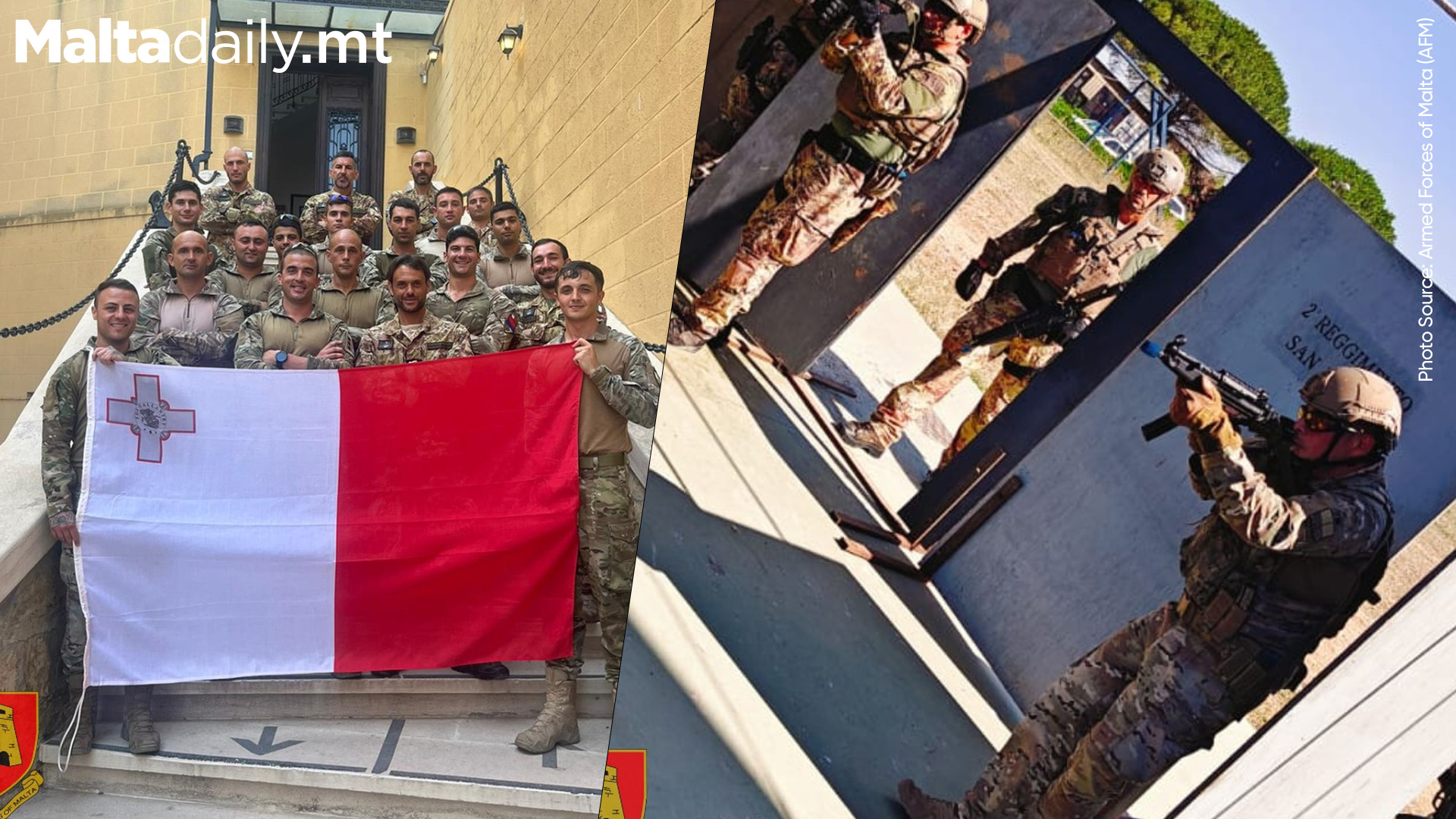 Maltese Soldiers Excel in Elite Training Course in Italy