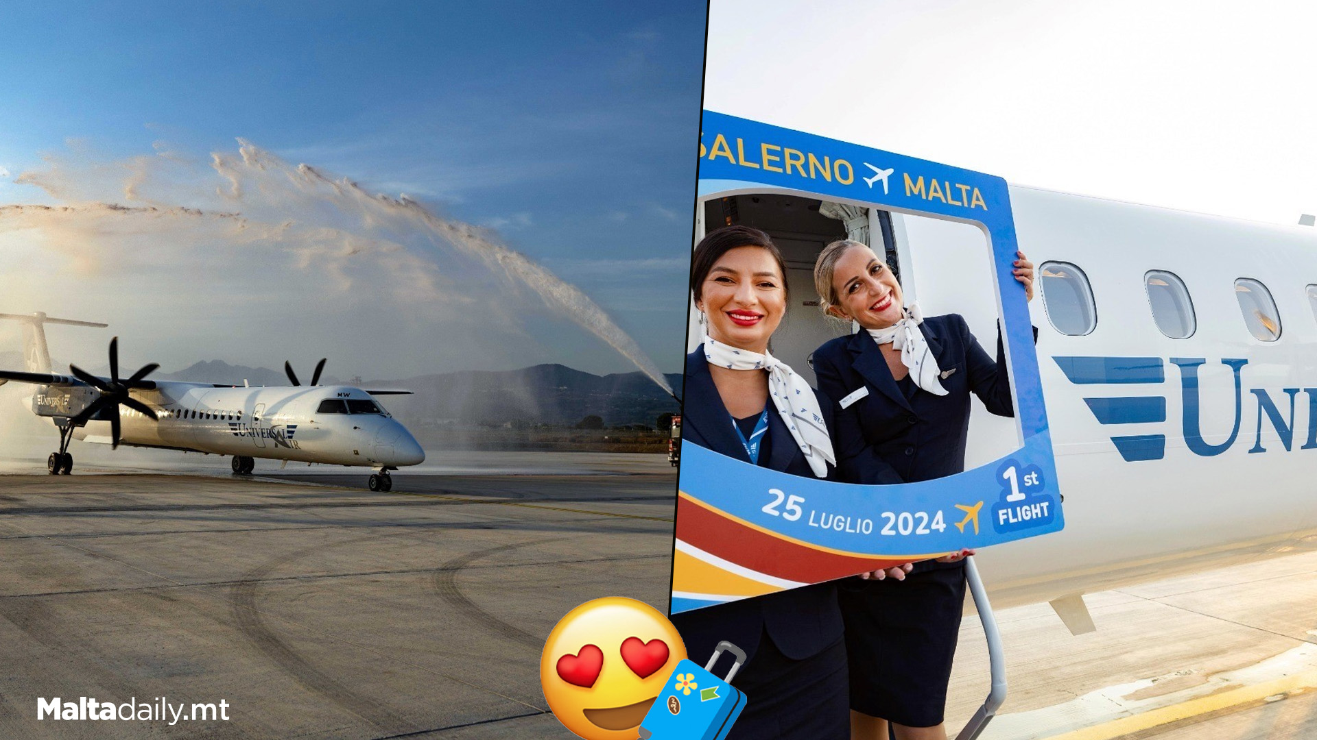 Universal Air Kicks Off Flights To Salerno Costa D'Amalfi Airport