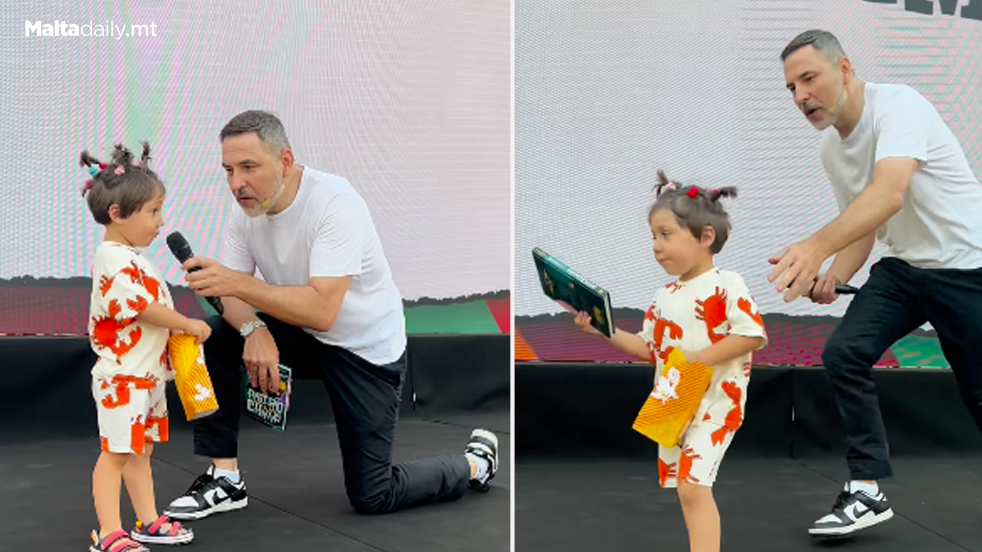 Maltese Child Steals Hearts At David Walliams Book Show