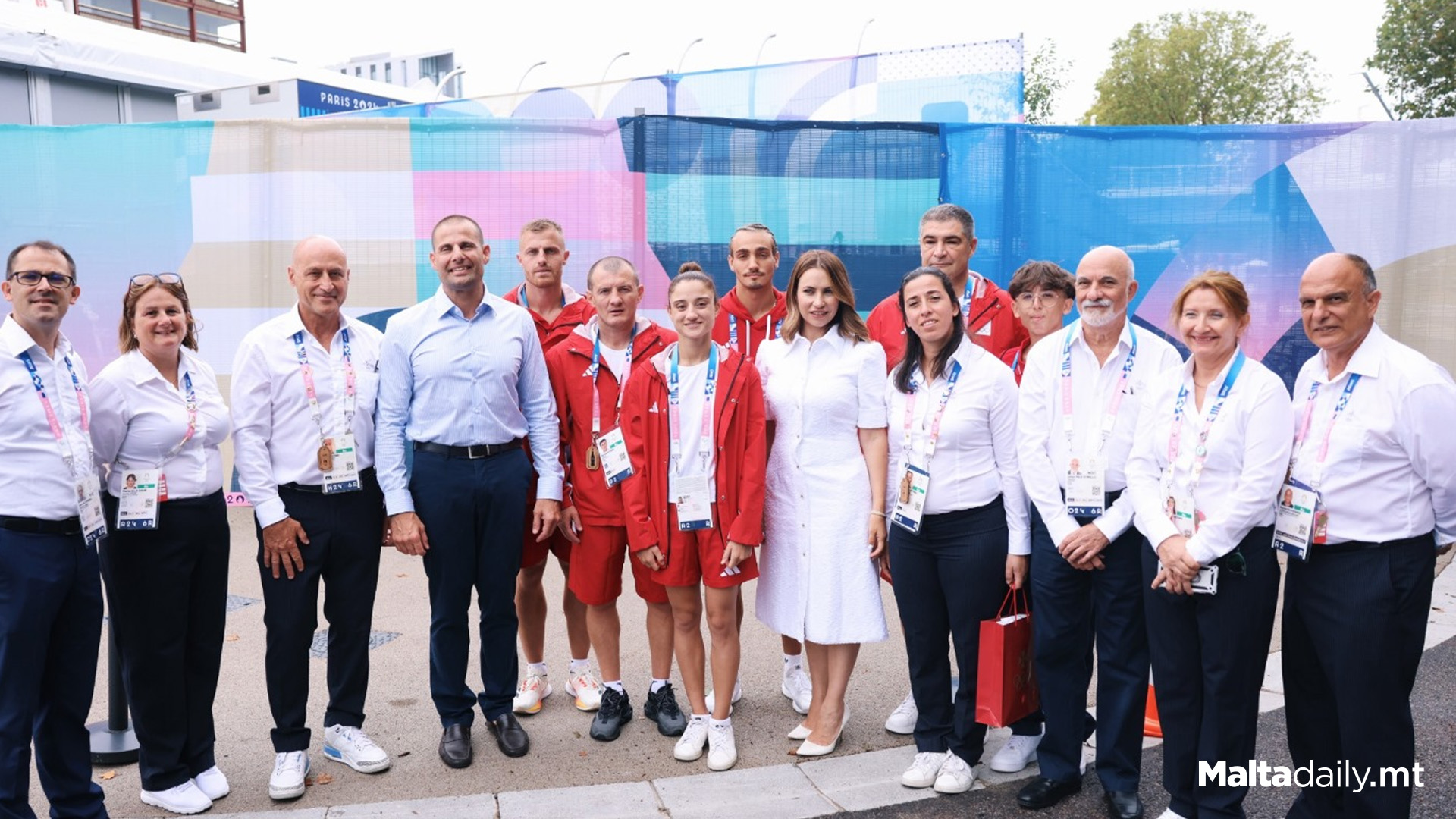 PM & Wife Meet Malta's Olympics Contingent