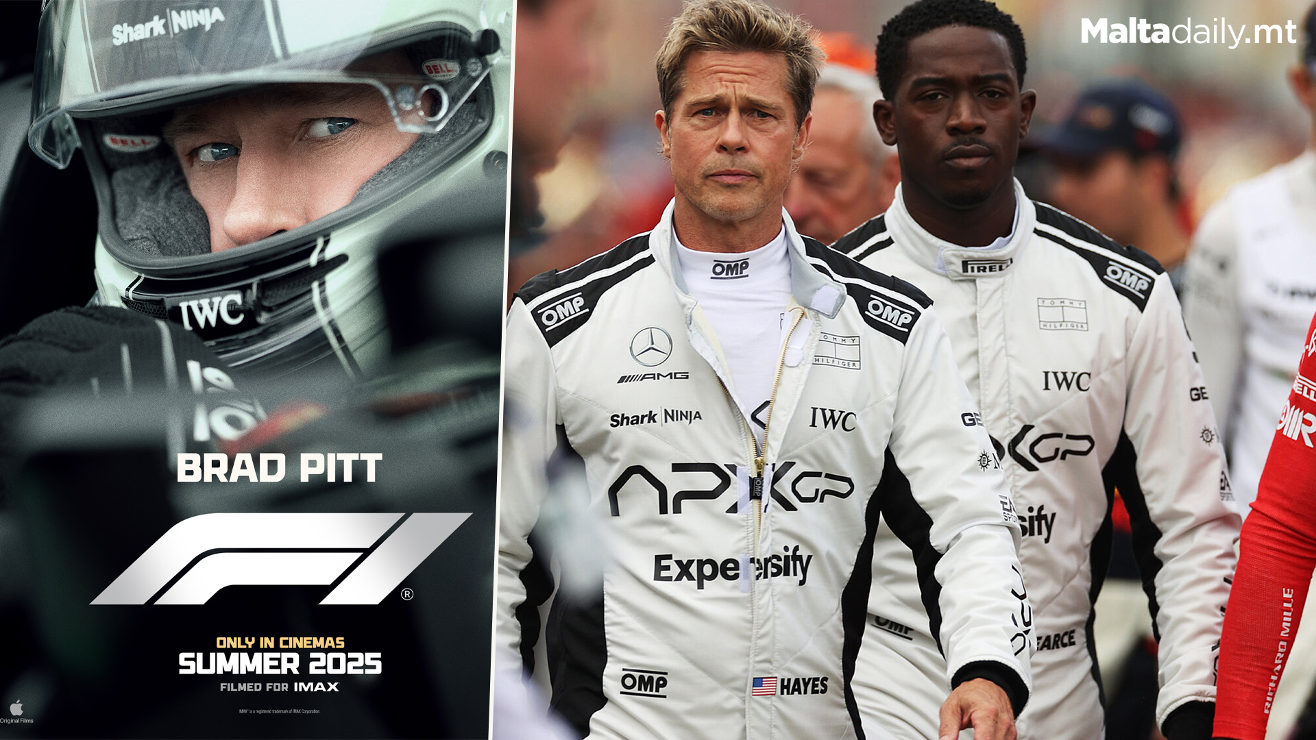 First Poster For Brad Pitt's F1 Film Coming 2025