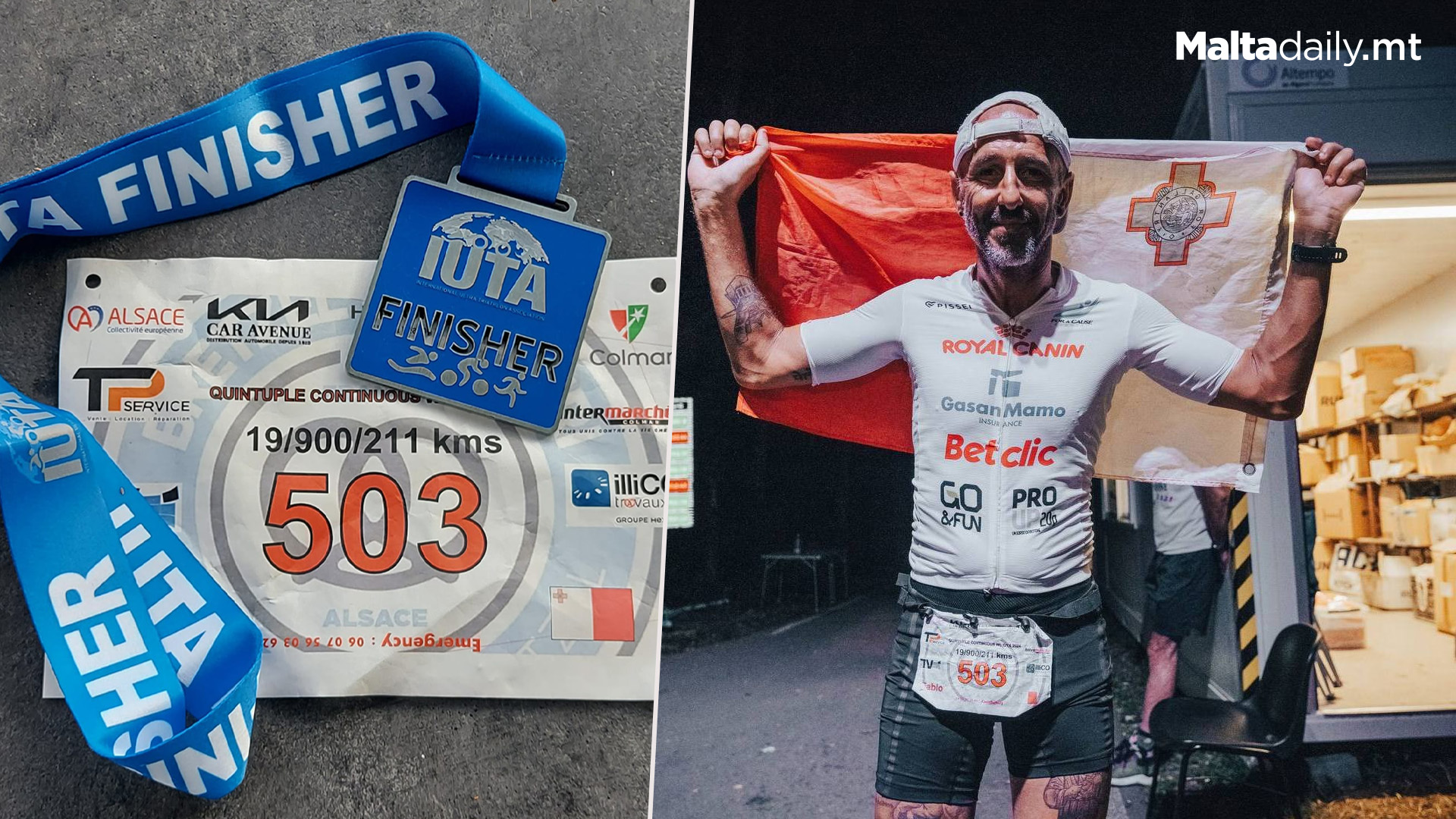 Over €17,500 Raised So Far For Animals By Athlete Fabio