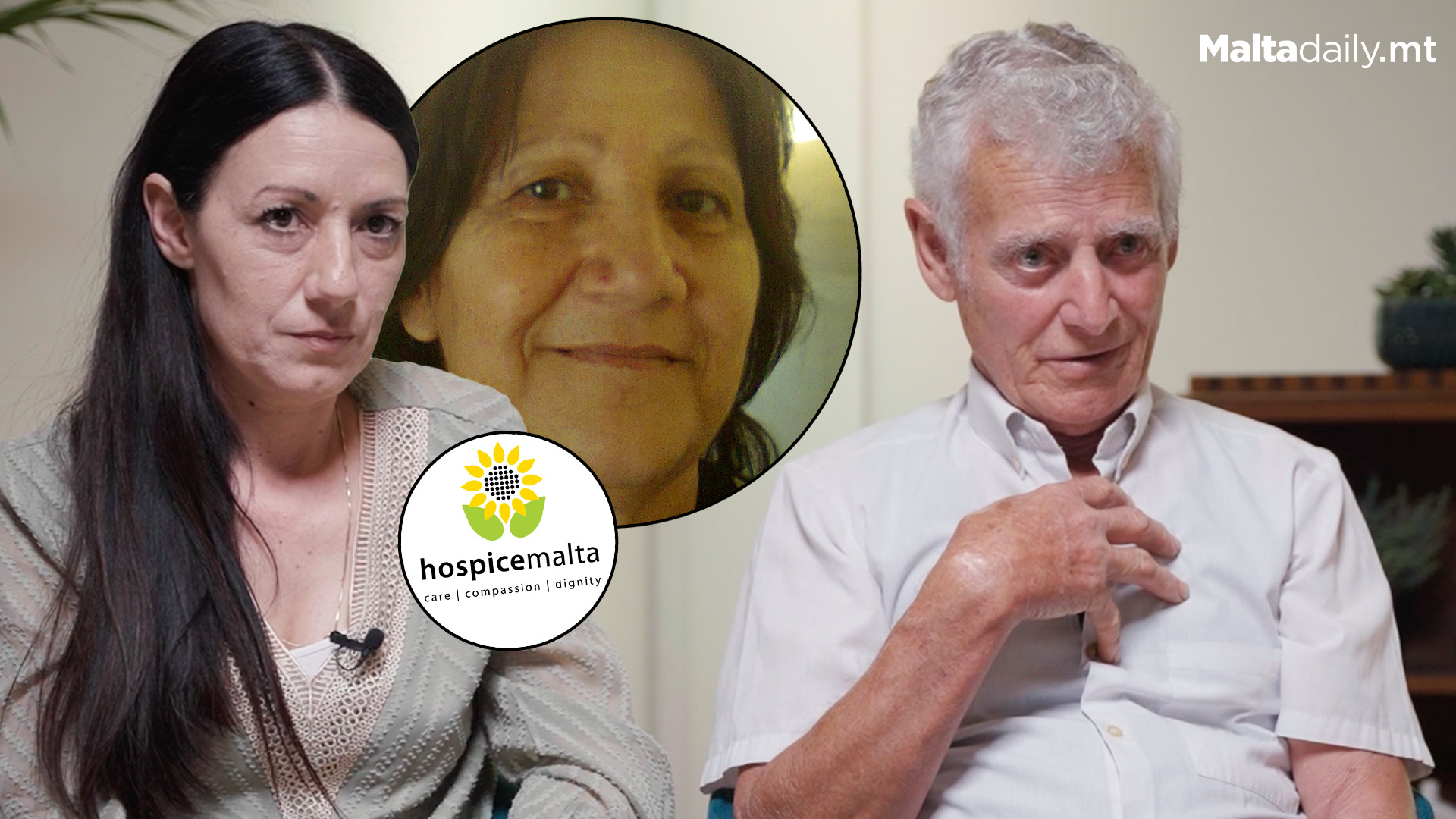 Mary Tabone's Family On The Aid By Hospice Malta