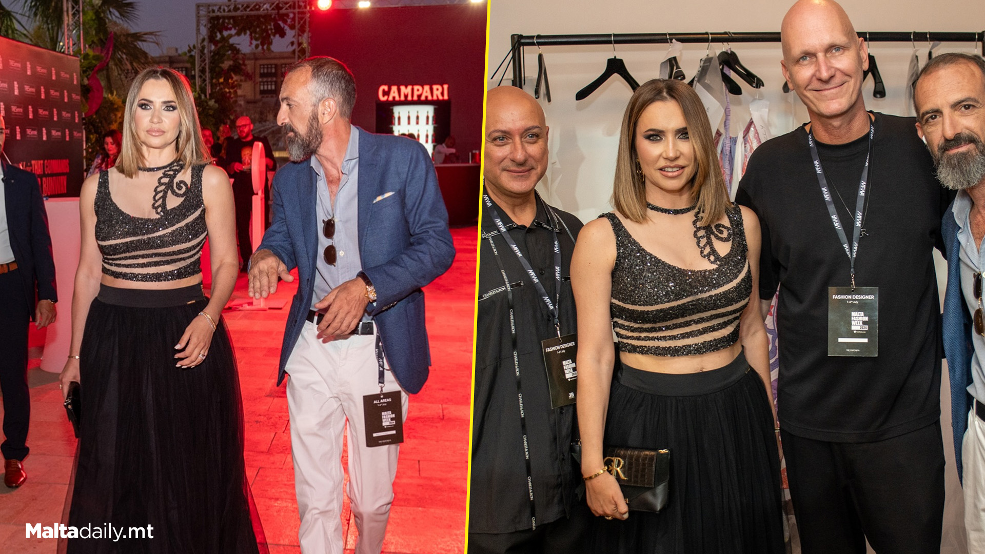 Lydia Abela Attends Malta Fashion Week