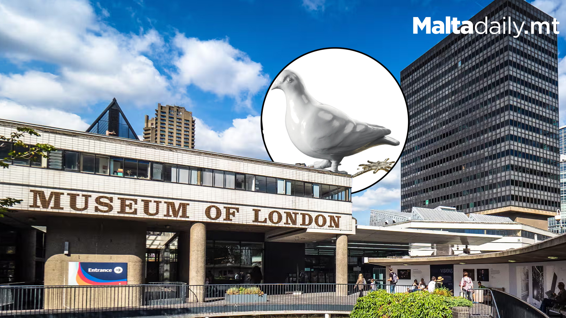 London Museum's new Pigeon Logo Leaves Locals Unimpressed