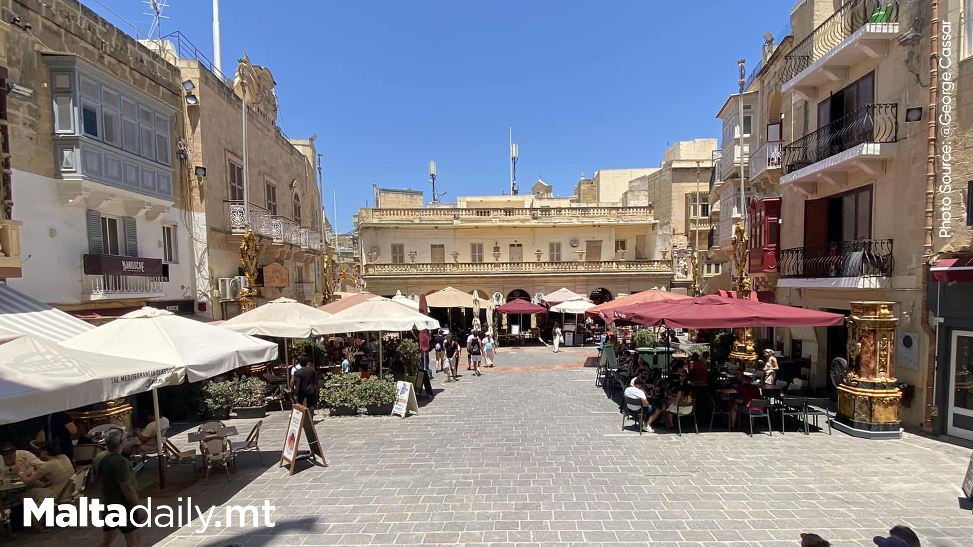 Authorities Restore Order to St George's Square in Rabat, Gozo