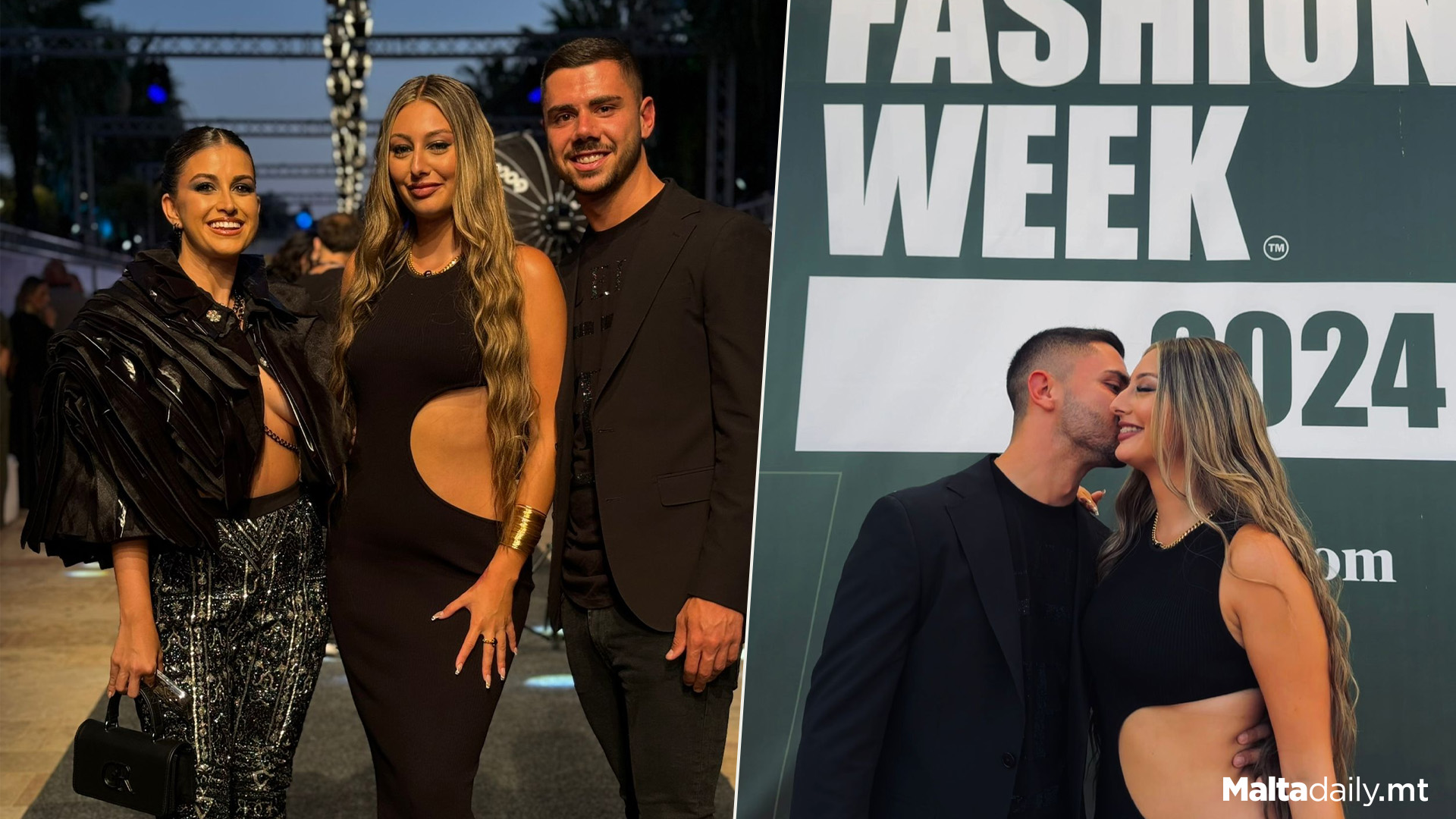 Matthias & Henrika Reunite With Host Yazmin At Malta Fashion Week