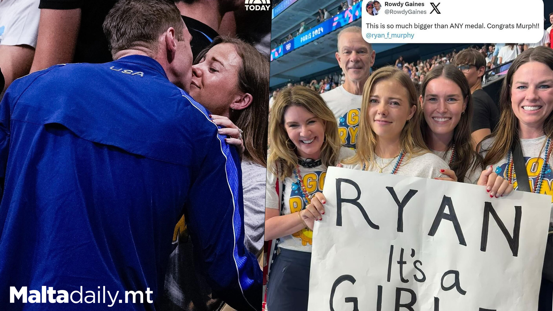 Ryan Murphy’s Wife Does Memorable Gender Reveal After Paris 2024 Medalling