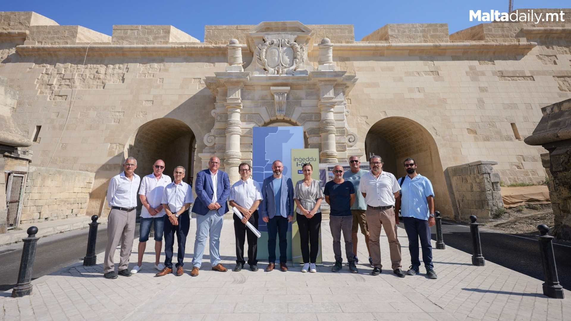 Restoration On Santa Liena Walls & Gate Completed