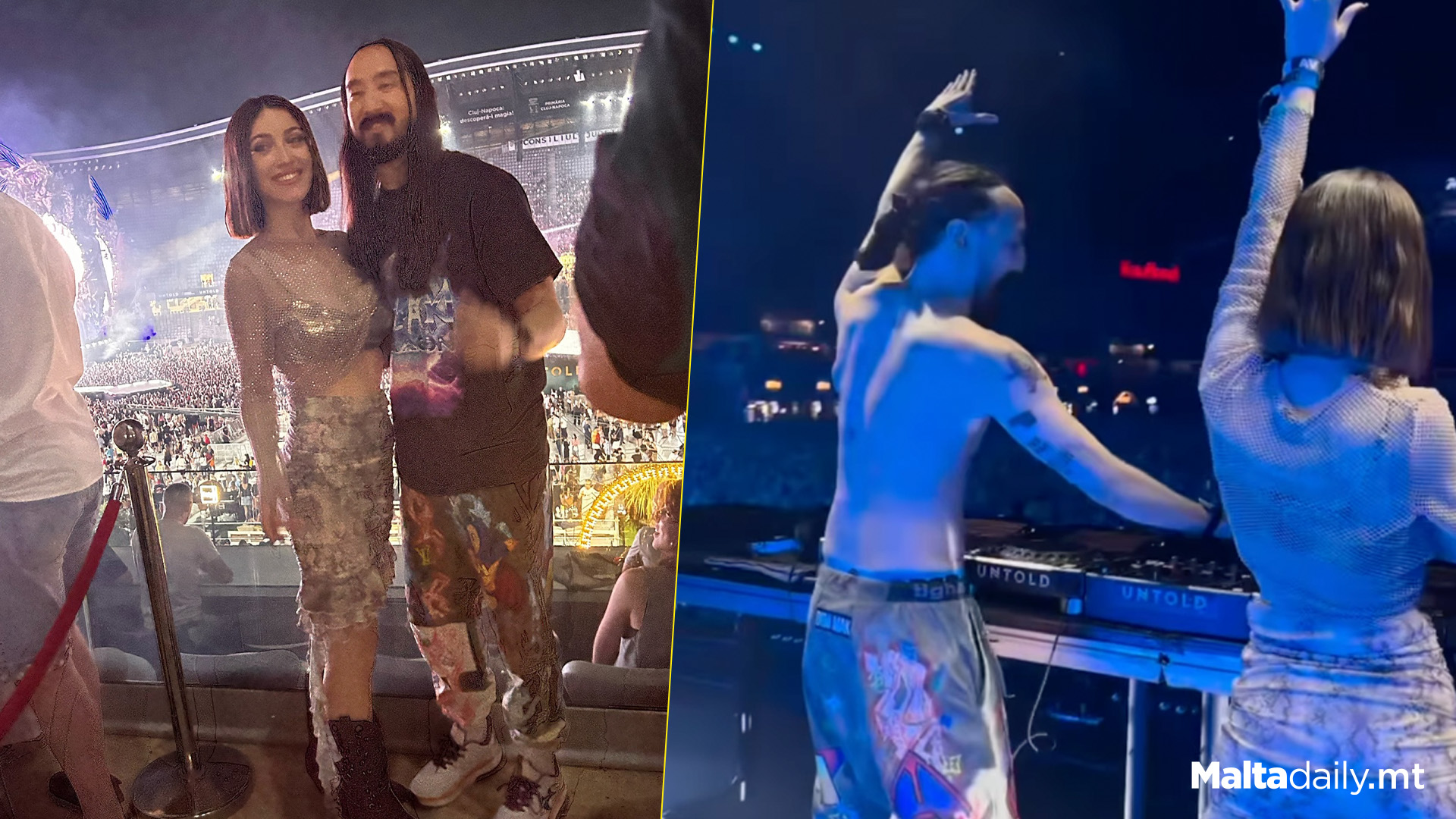 Maltese Singer Performs With Steve Aoki In Front Of Thousands