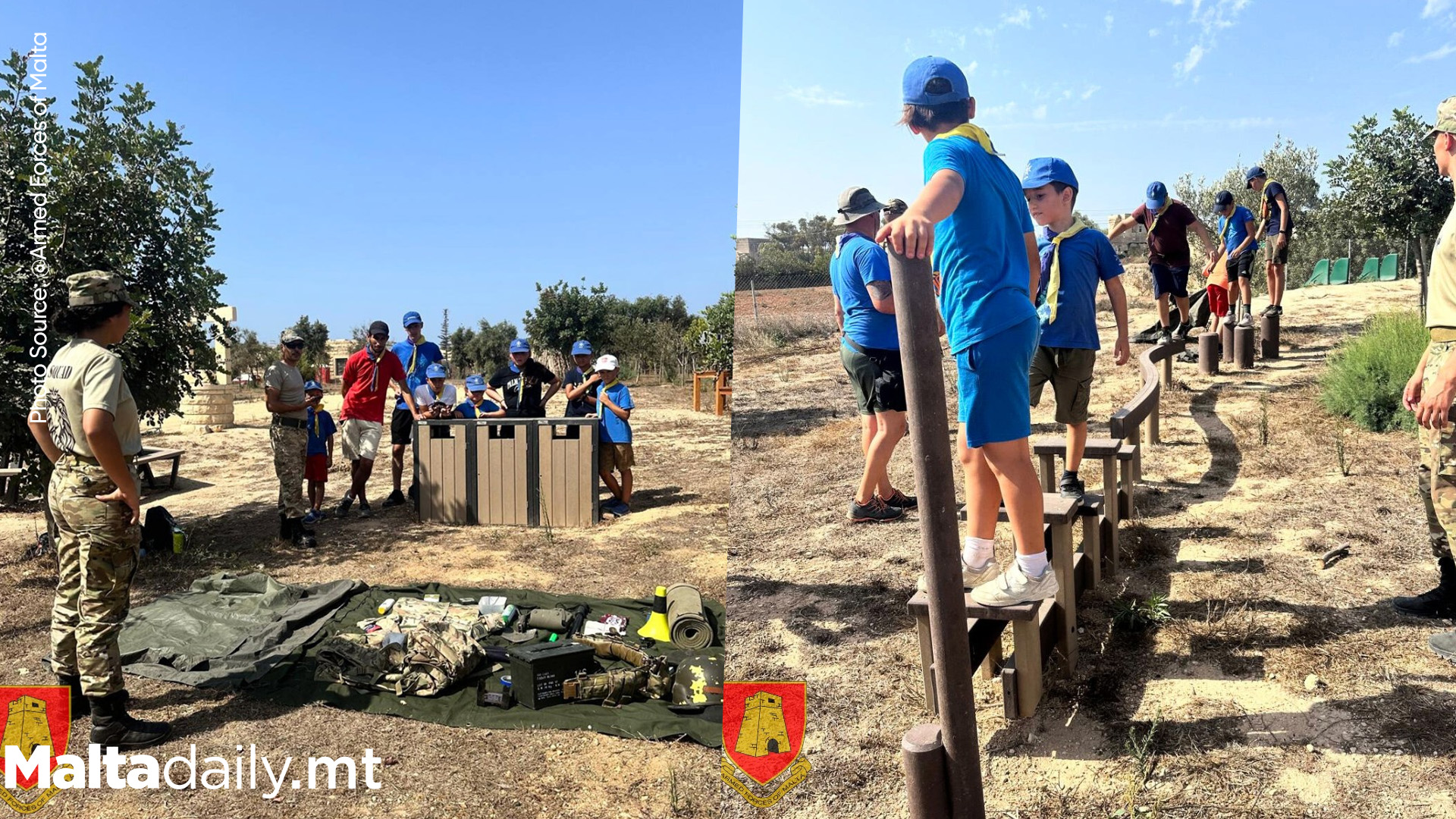 Armed Forces of Malta Engage with Scouts in Community Event