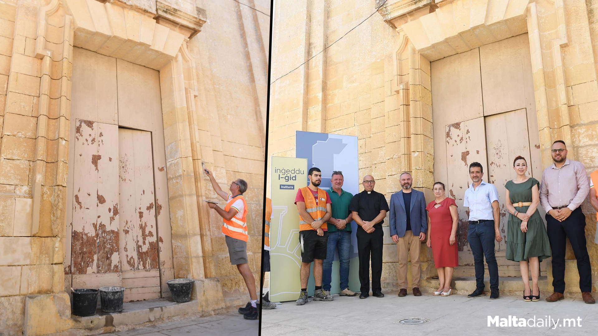 Restoration Of St Bartholomew Church In Żurrieq Begins