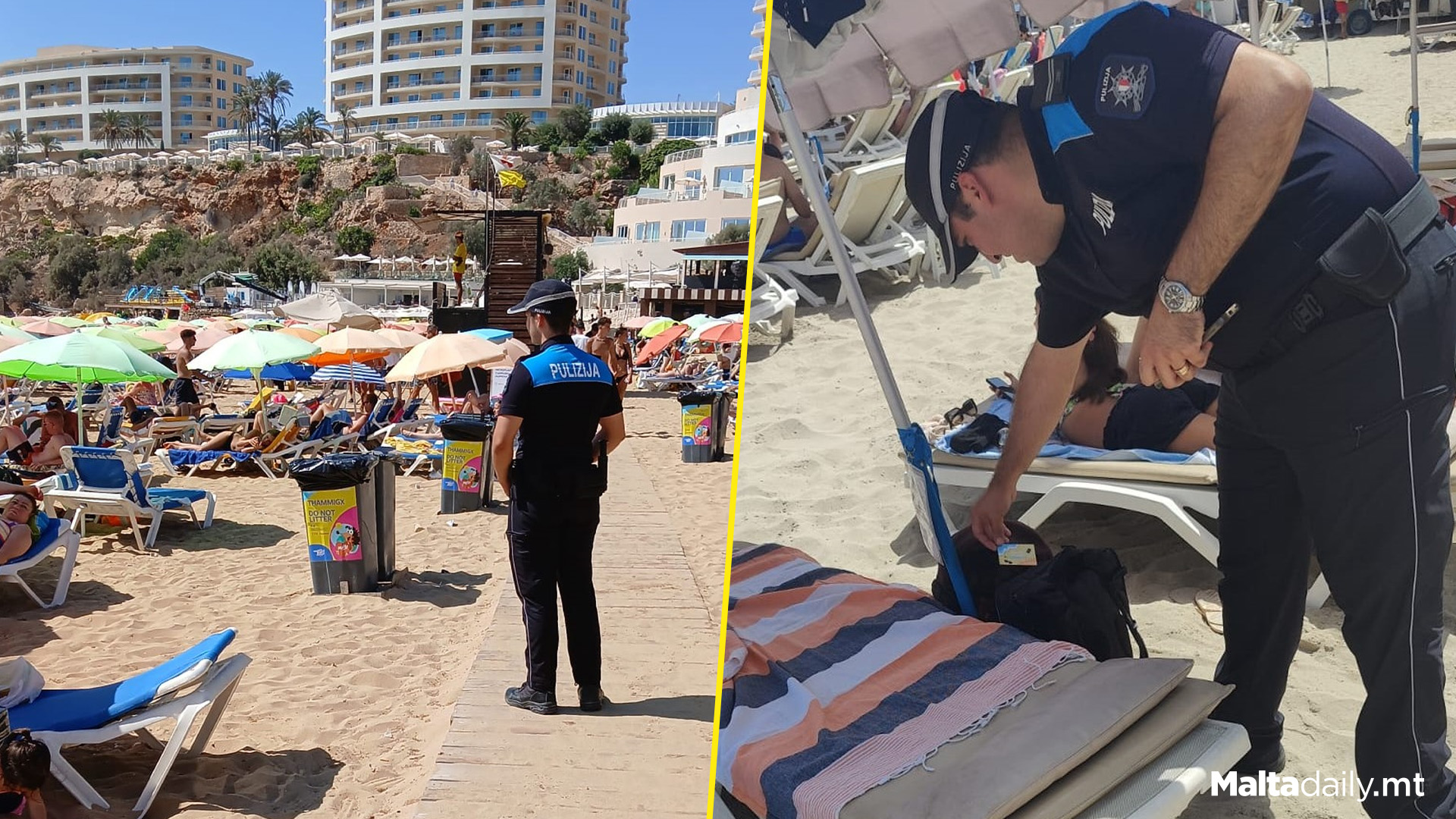 Police Enhance Beach Patrols To Protect Swimmer Belongings