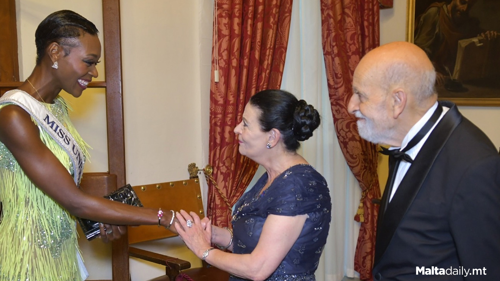 Miss Universe Malta Meets President Myriam Spiteri Debono