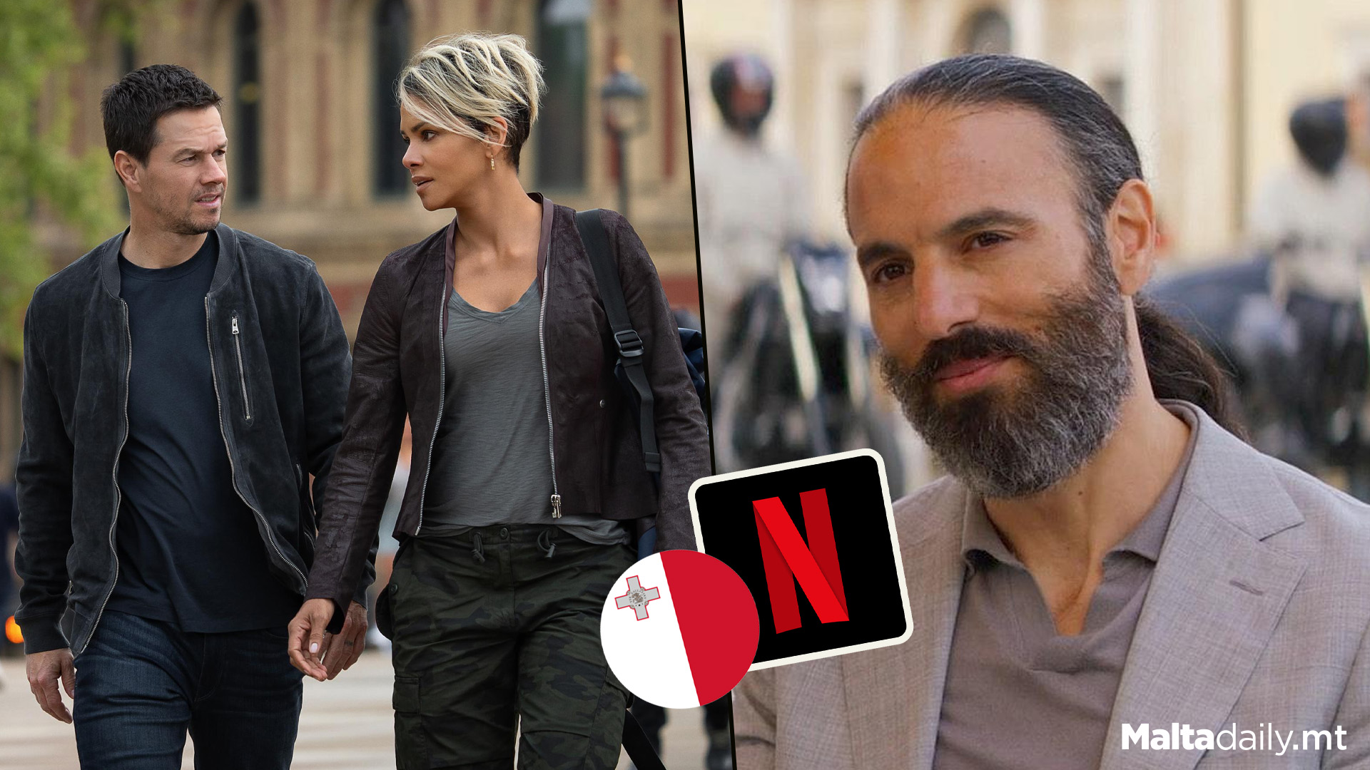 Maltese Actor In Netflix Film With Mark Wahlberg, Halle Berry