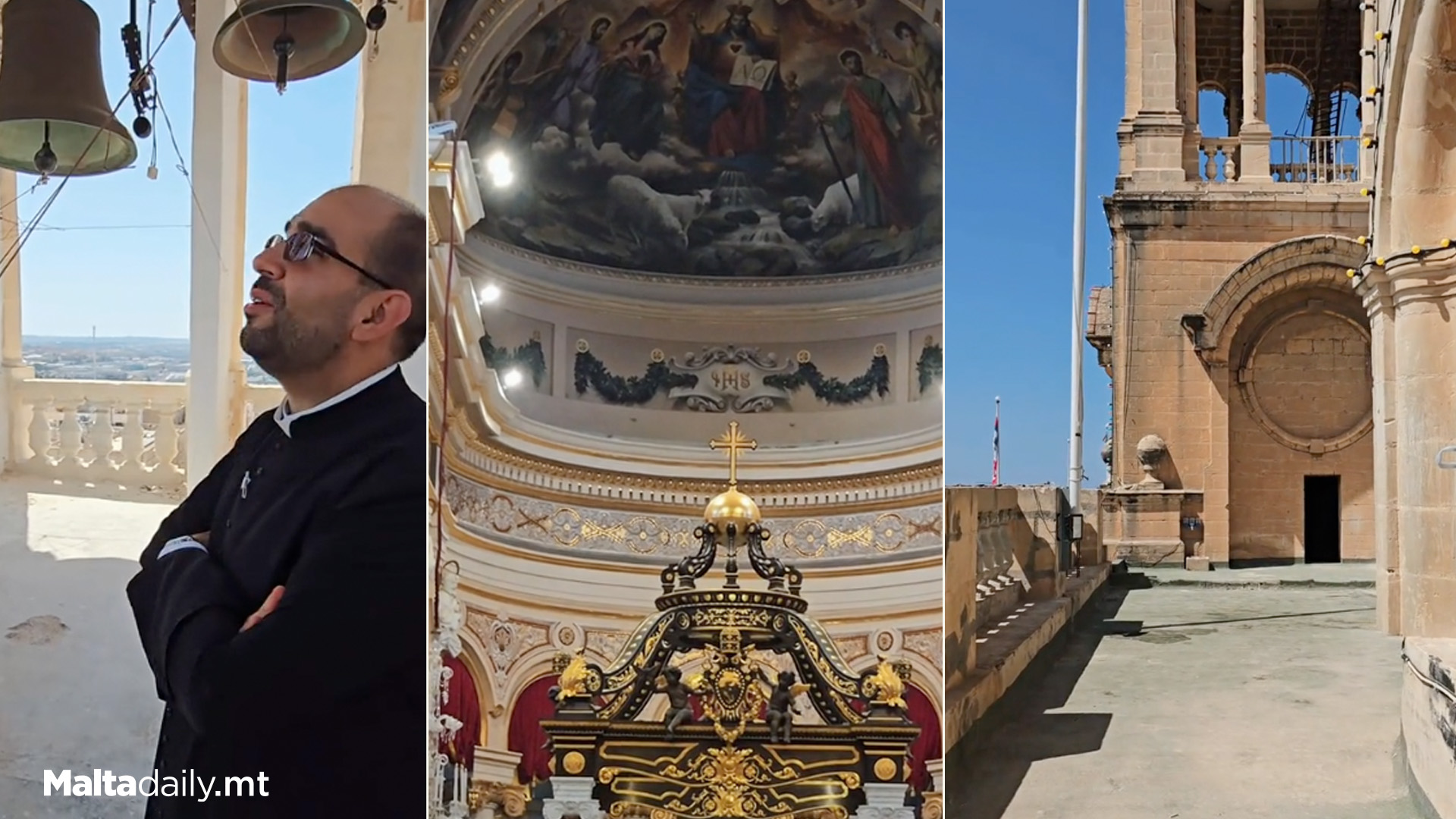 Dun Marc Shows Restorations Ongoing At Paola Basilica