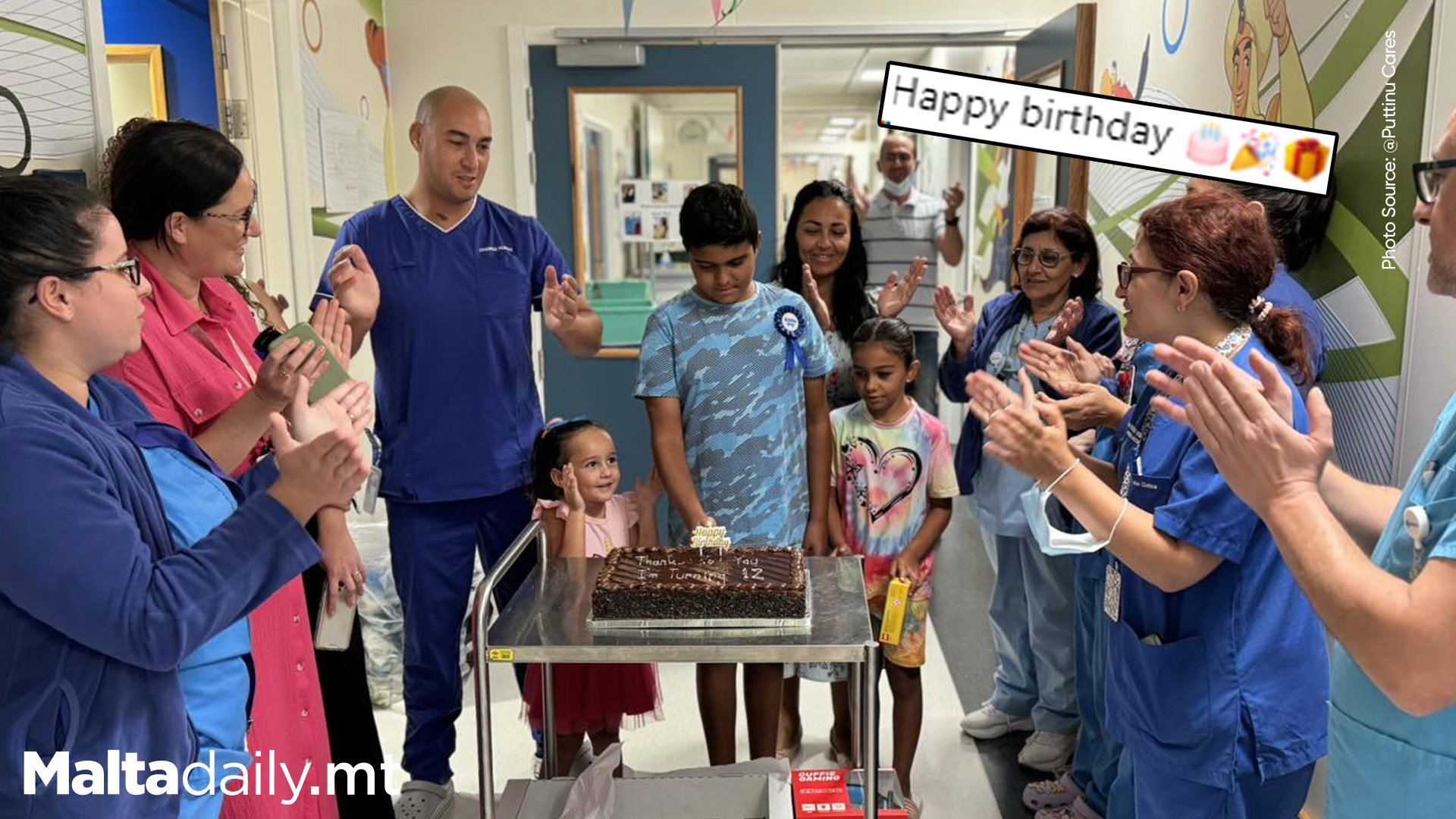 Cancer Survivor Celebrates 12th Birthday with Puttinu Staff