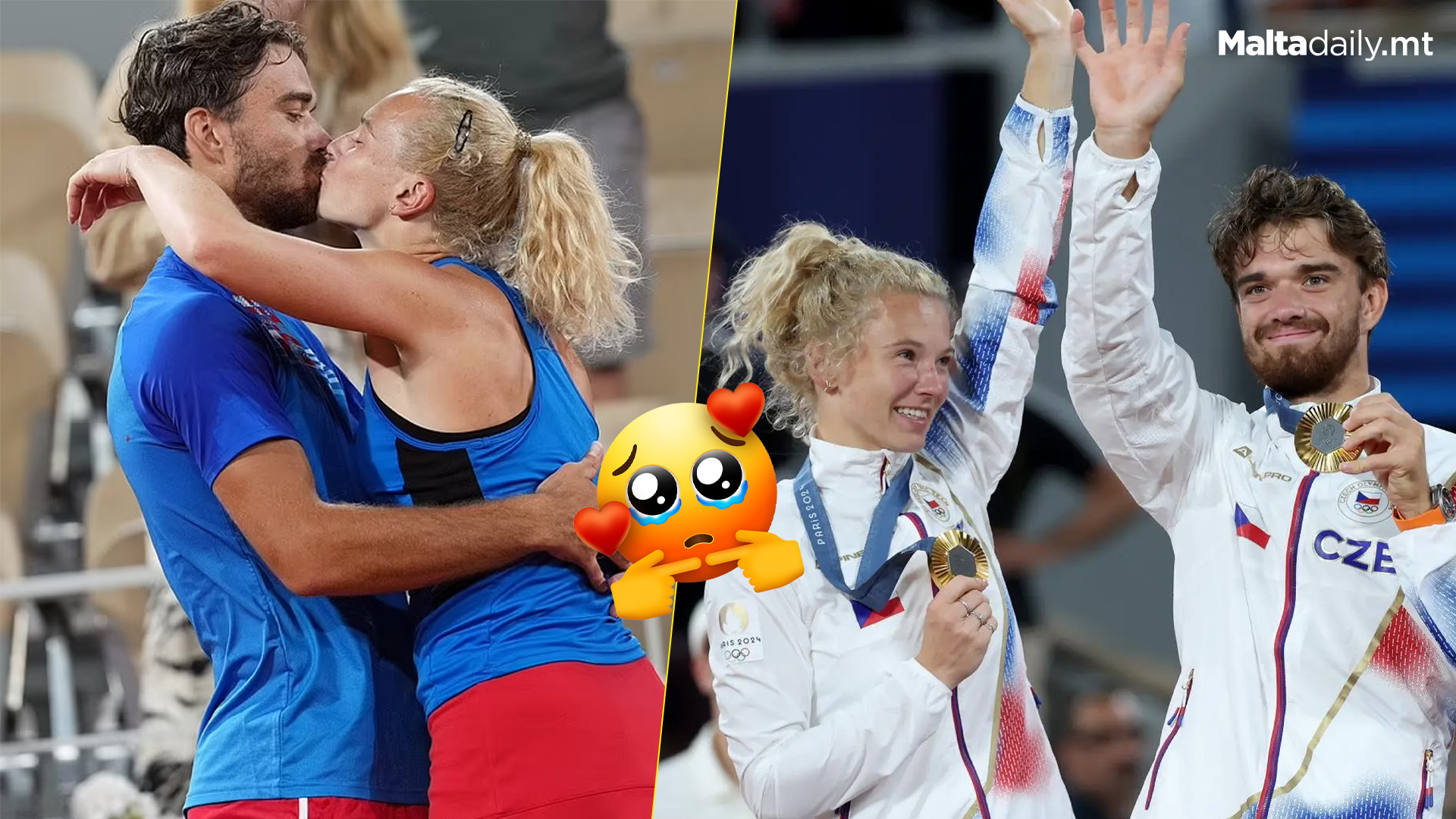 Recently Broken Up Couple Win Olympic Tennis Gold Together