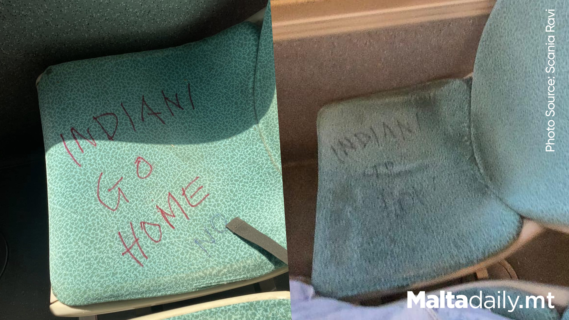 Racist Graffiti on Tallinja Bus Sparks Xenophobia Debate in Malta