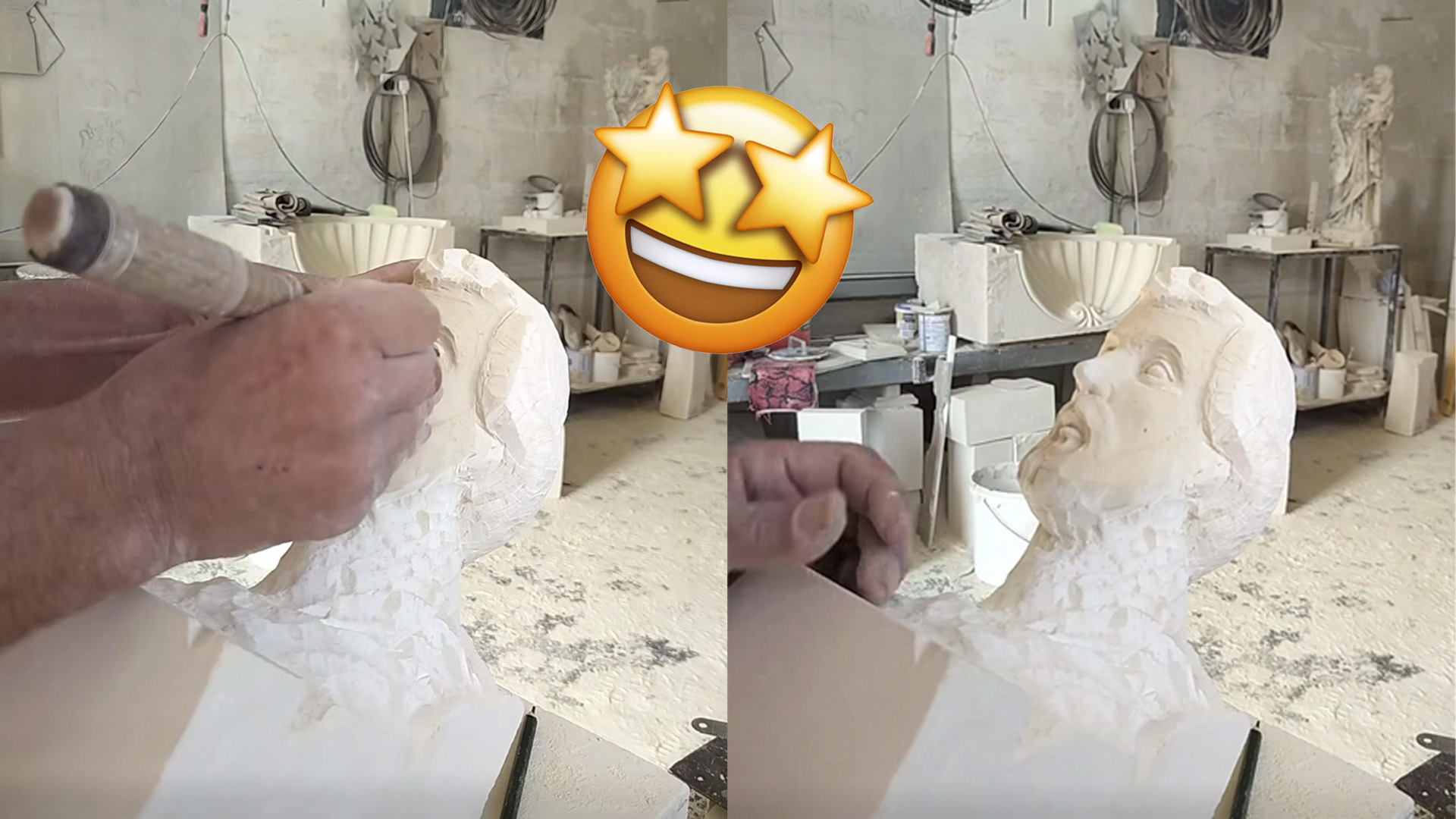 Maltese Sculptor Showcases Mastery in Saint Bust Creation