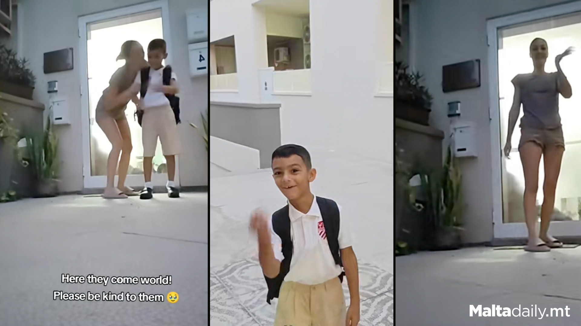 Mum Shares Wholesome Moment Sons Return To School