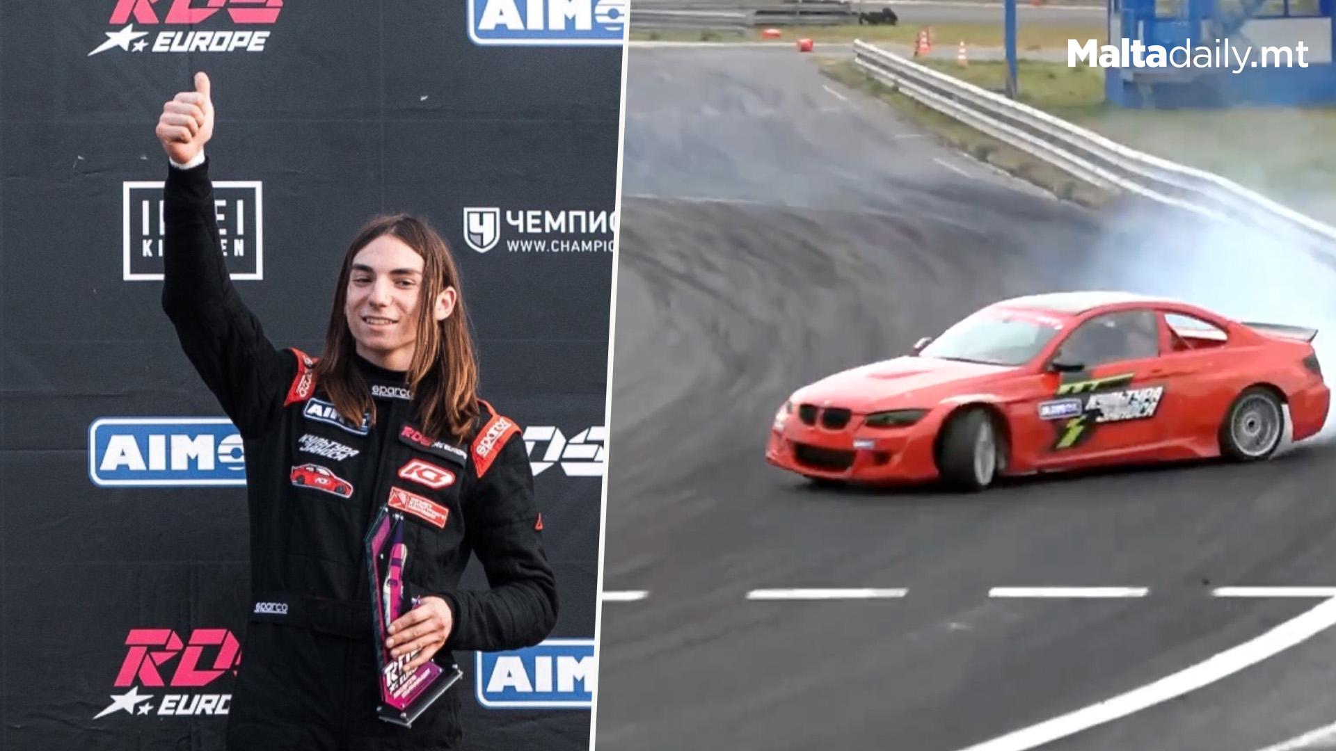 18 Year Old Maltese Places 2nd In Russian Drift Series