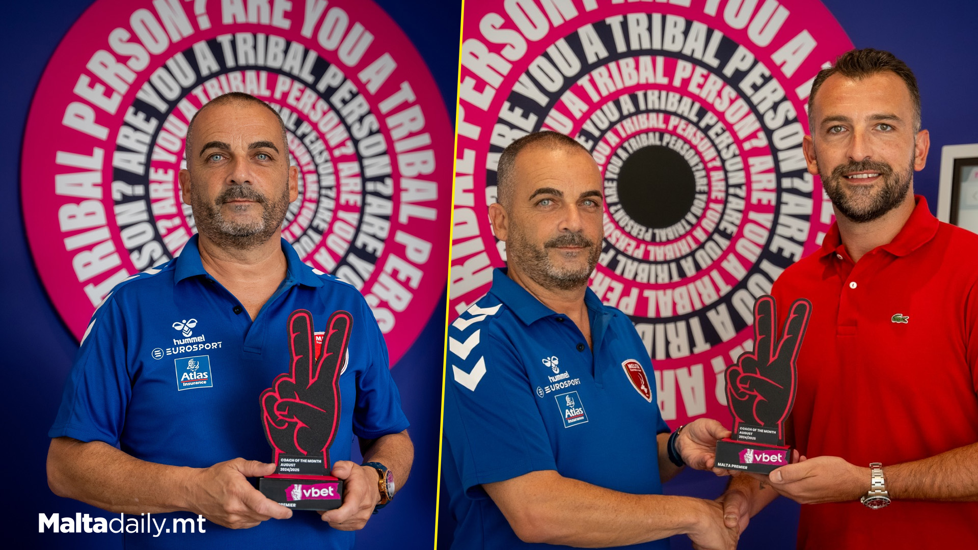 Melita FC Coach Clive Mizzi Voted VBET Coach Of The Month