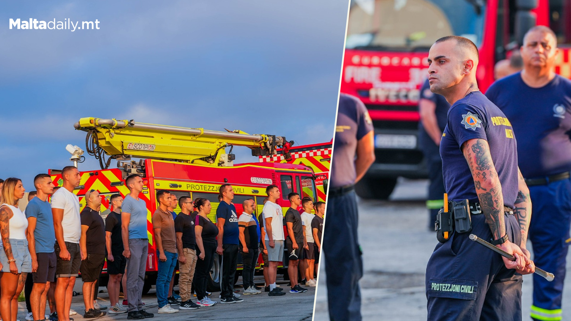 57 New Recruits Join Civil Protection Malta Training