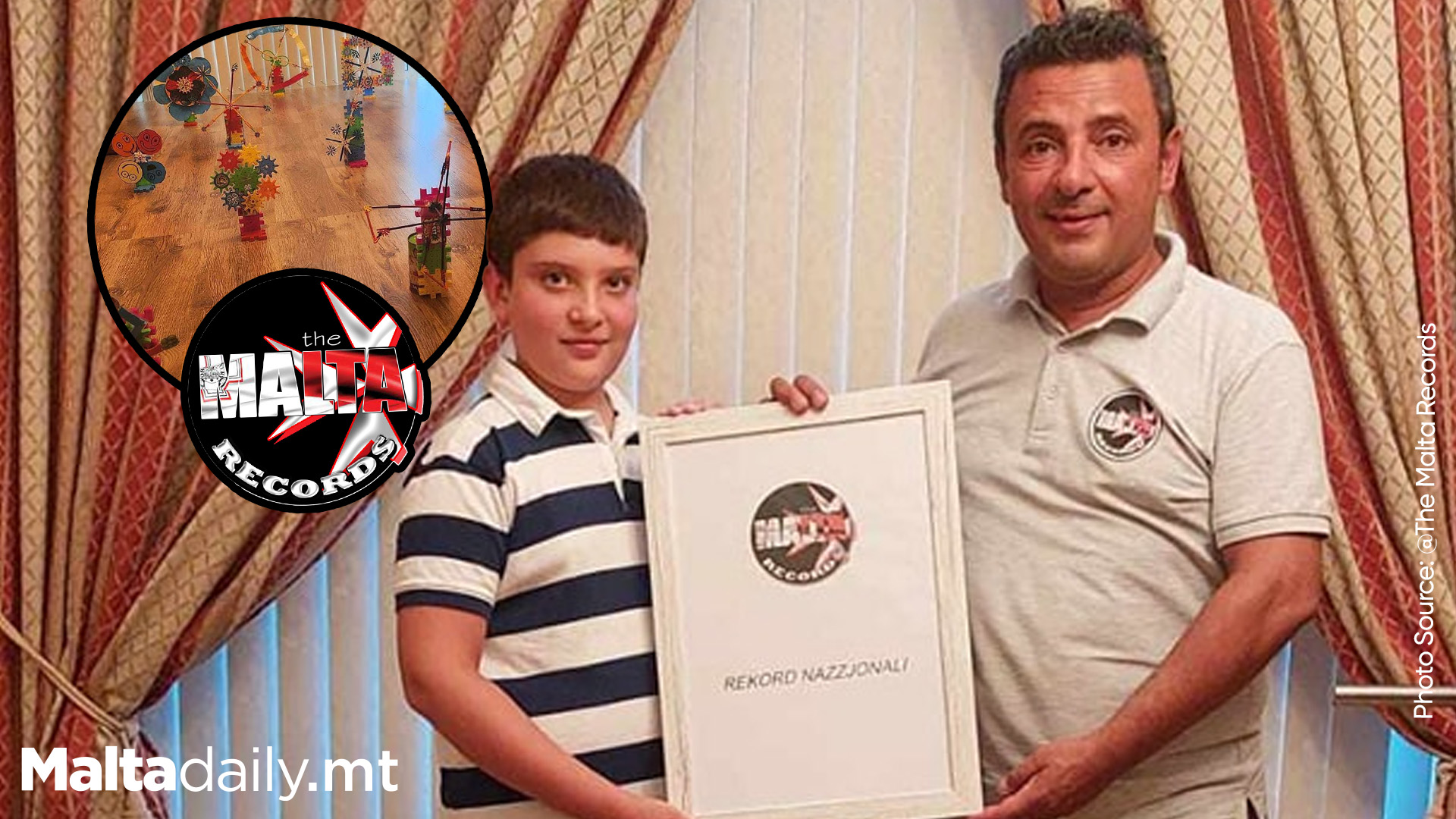 11-Year Old Maltese Boy Sets Record in Mechanized Fireworks