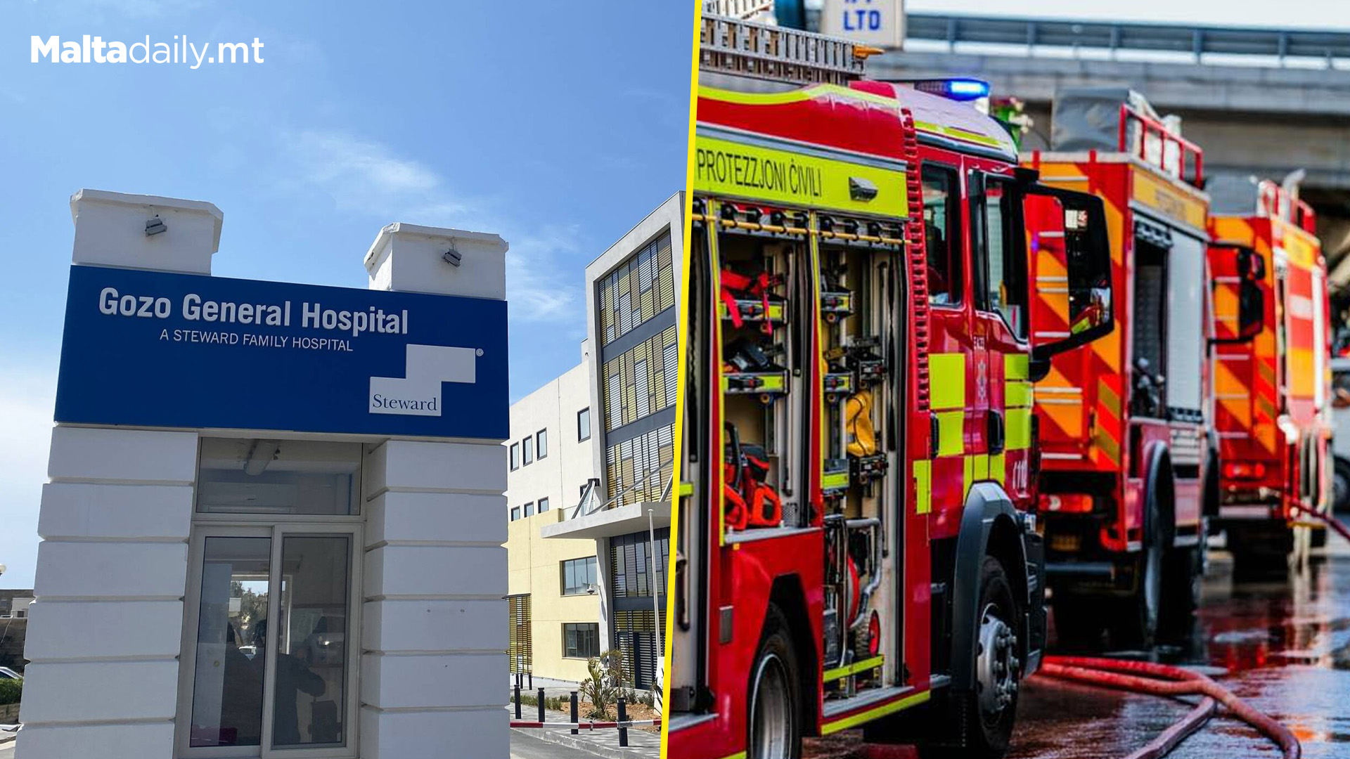 Fire Reportedly Breaks Out In Gozo General Hospital