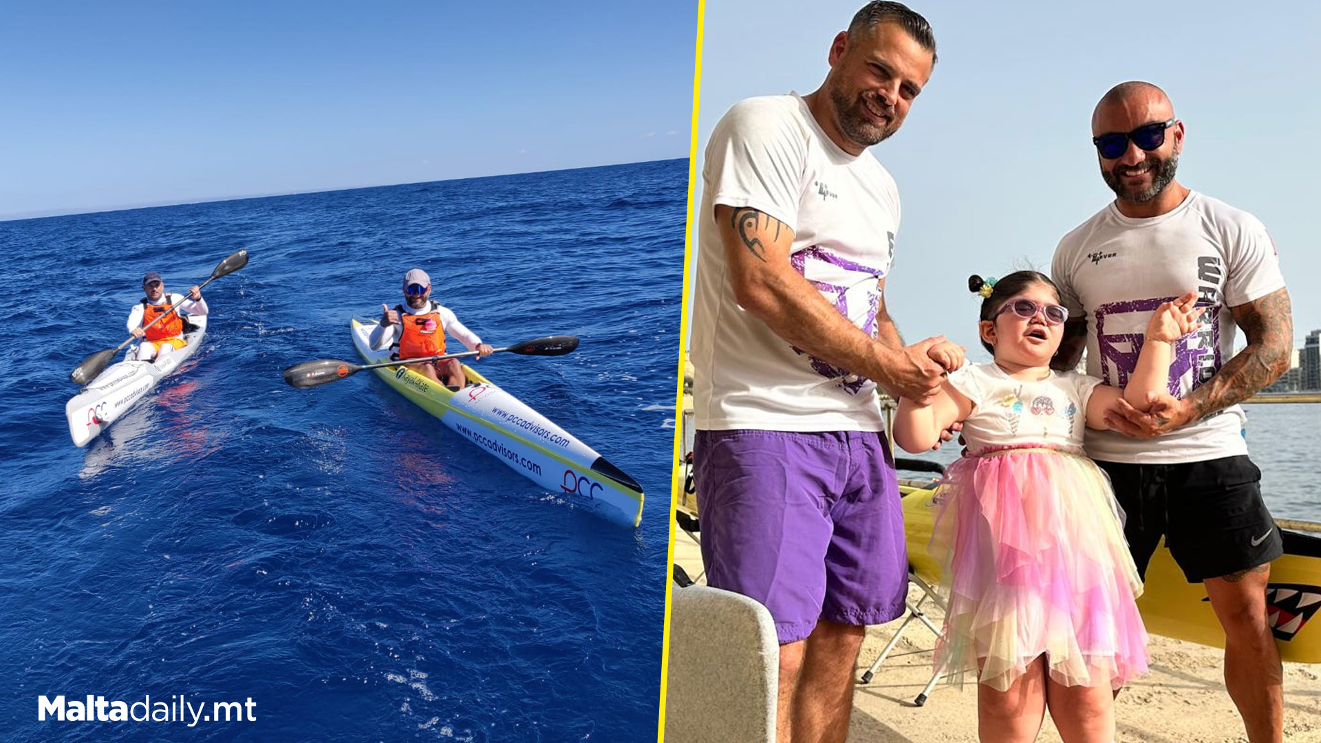 Kayaking From Sicily To Malta In Aid Of Kate Ferriggi