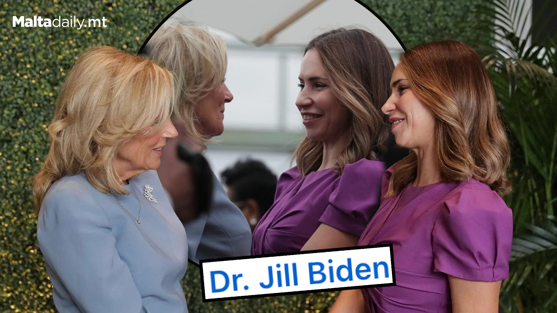 Lydia Abela Meets First Lady Dr Jill Biden