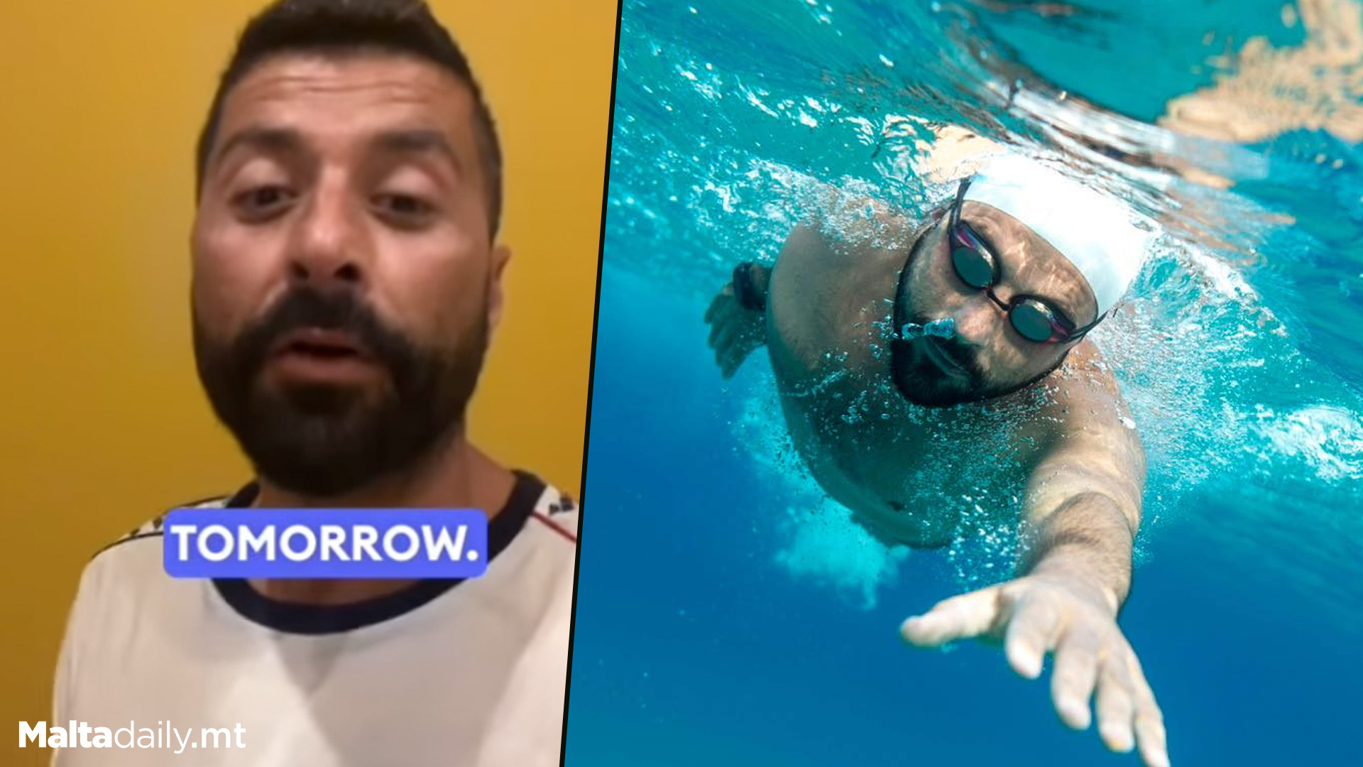 Neil Agius To Start Swim Tomorrow Morning