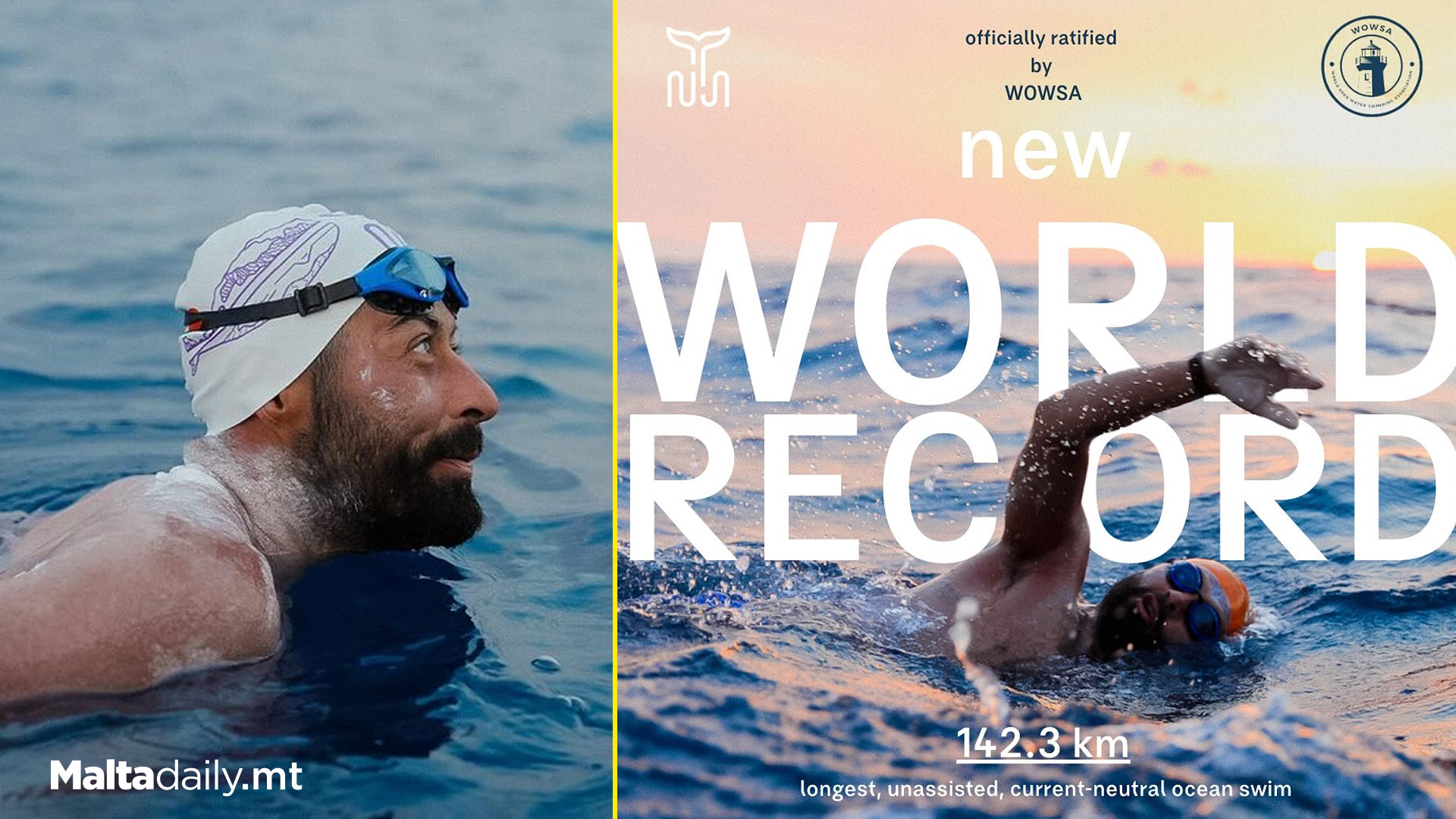 Neil Agius Swim Officially Ratified As New World Record