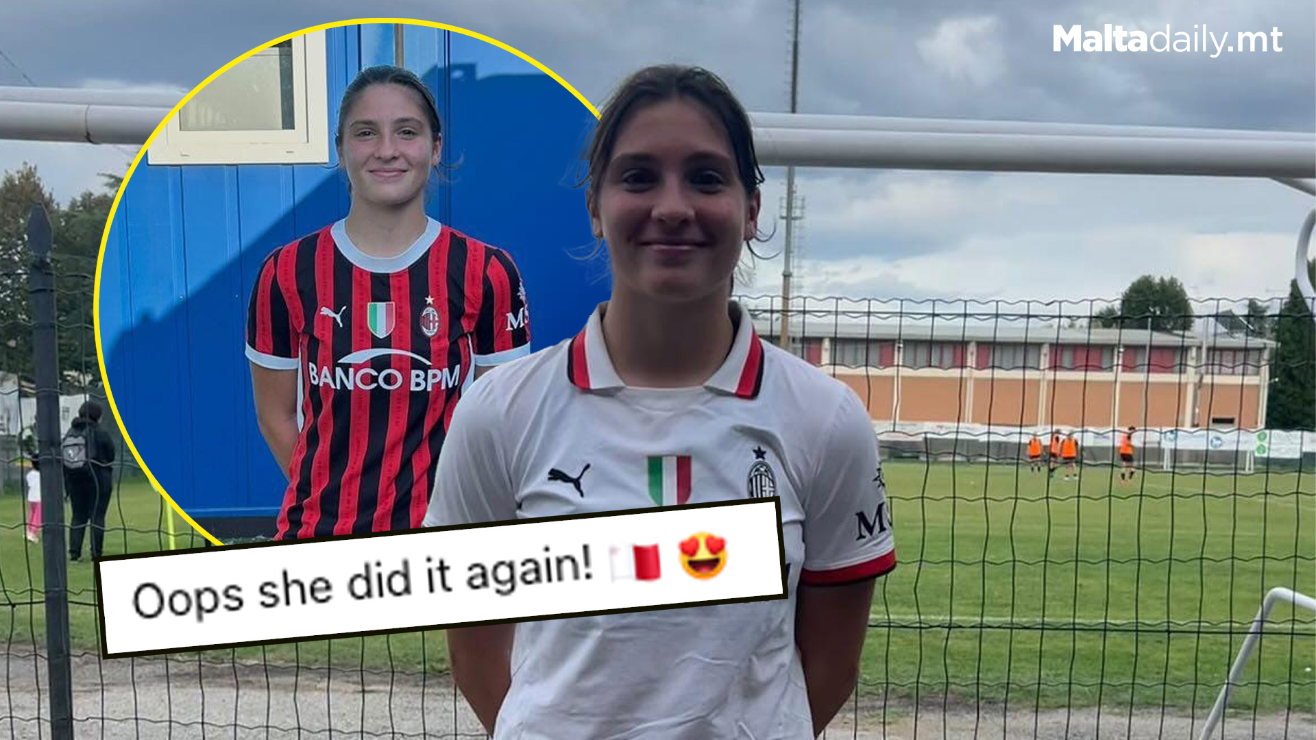 Sara Saliba Scores 2nd Goal For AC Milan In Her 2nd Game