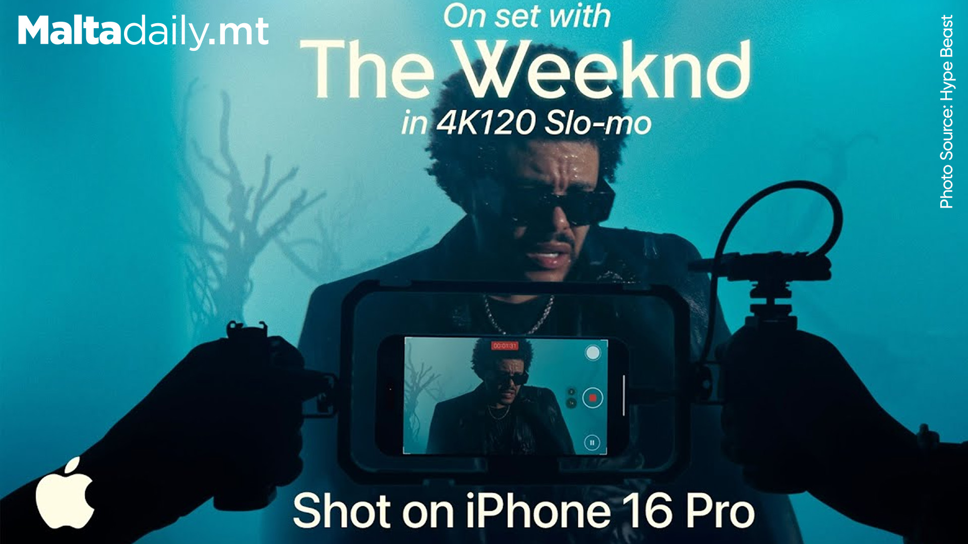 The Weeknd Unveils iPhone 16 Pro-Captured Music Video